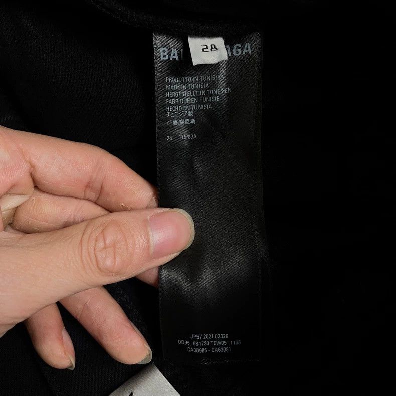 Balenciaga Balenciaga Black Leather Jeans 2501-Nextarrow Size US 28 / EU 44 - 6 Thumbnail