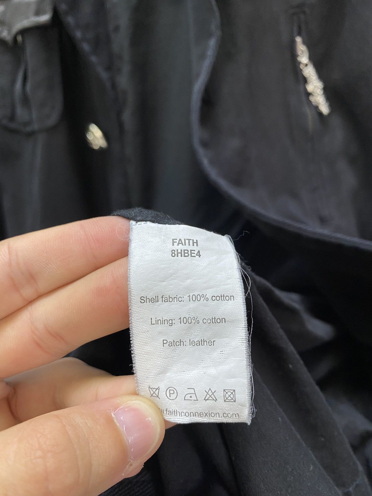 Other Vintage Faith Connexion Black Trench Coat Jacket Men’s Black Size US M / EU 48-50 / 2 - 24 Thumbnail