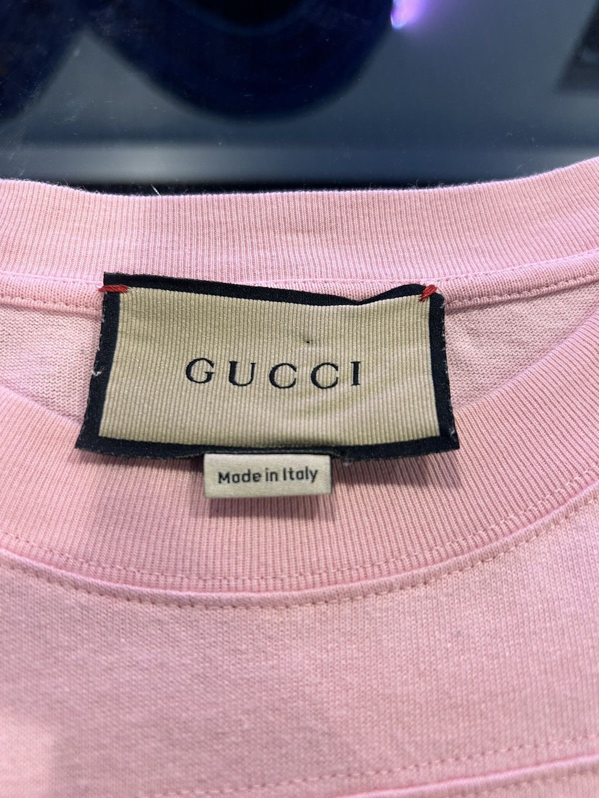 Gucci Pink gucci football shirt Size US XL / EU 56 / 4 - 3 Thumbnail