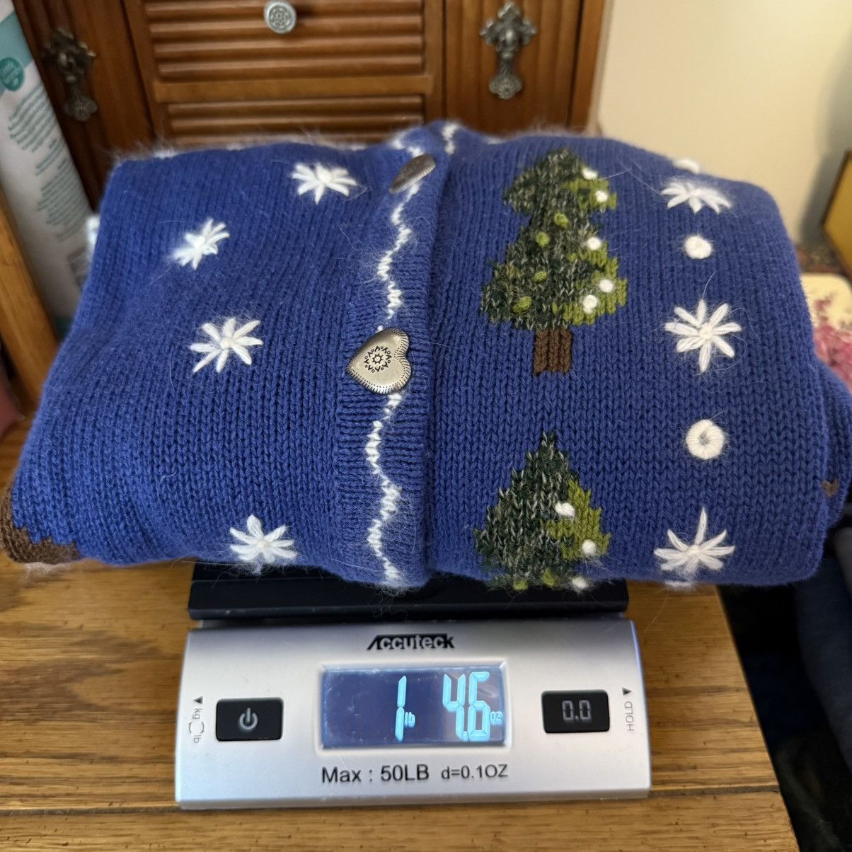 Vintage Vintage The Quacker Factory Snowman Sweater Blue Sz Medium Size M / US 6-8 / IT 42-44 - 16 Thumbnail