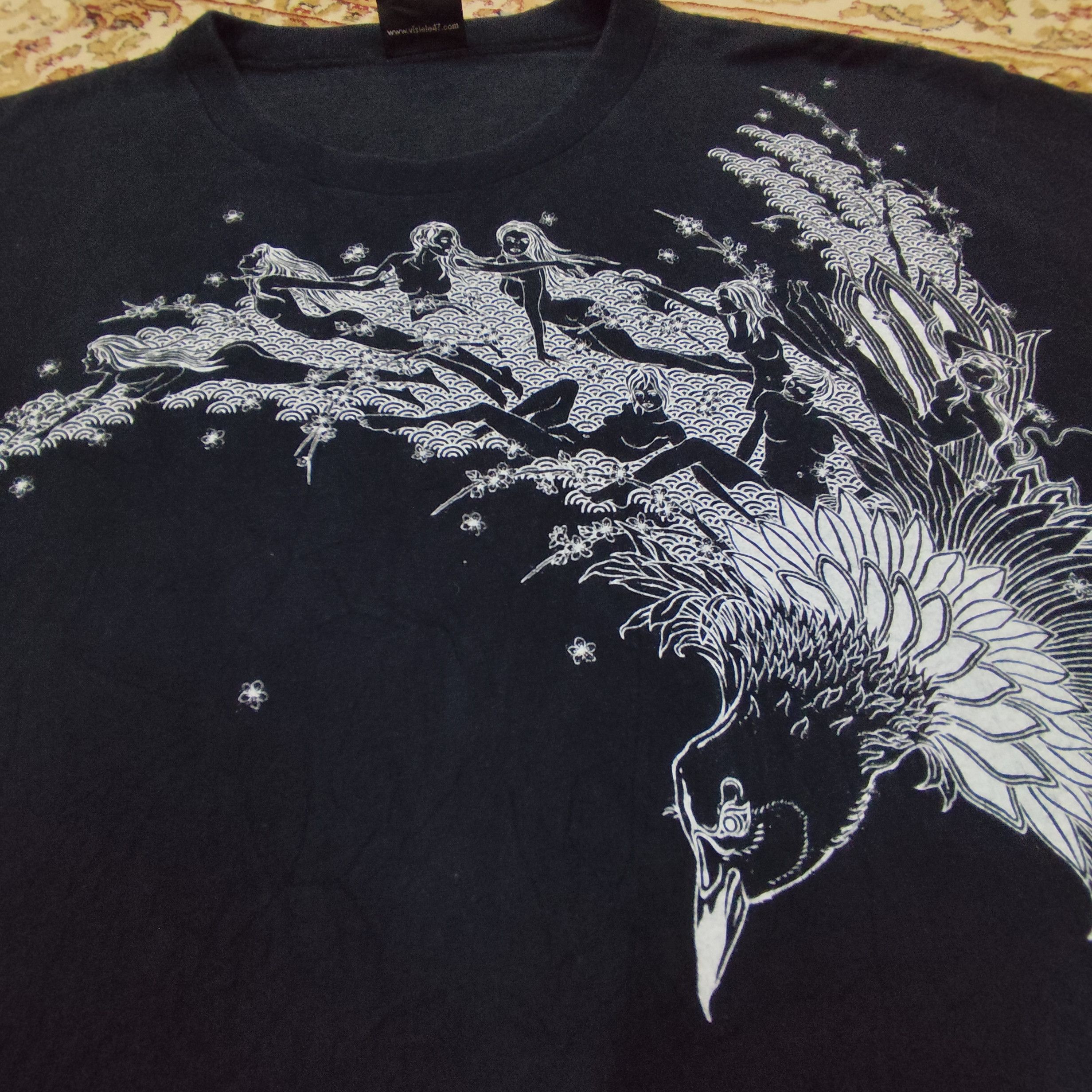 Japanese Brand 🇯🇵VISIBLE ELEPHANT 47 JAPANESE ARTISTIC TEE MADE IN JAPAN Size US L / EU 52-54 / 3 - 6 Thumbnail