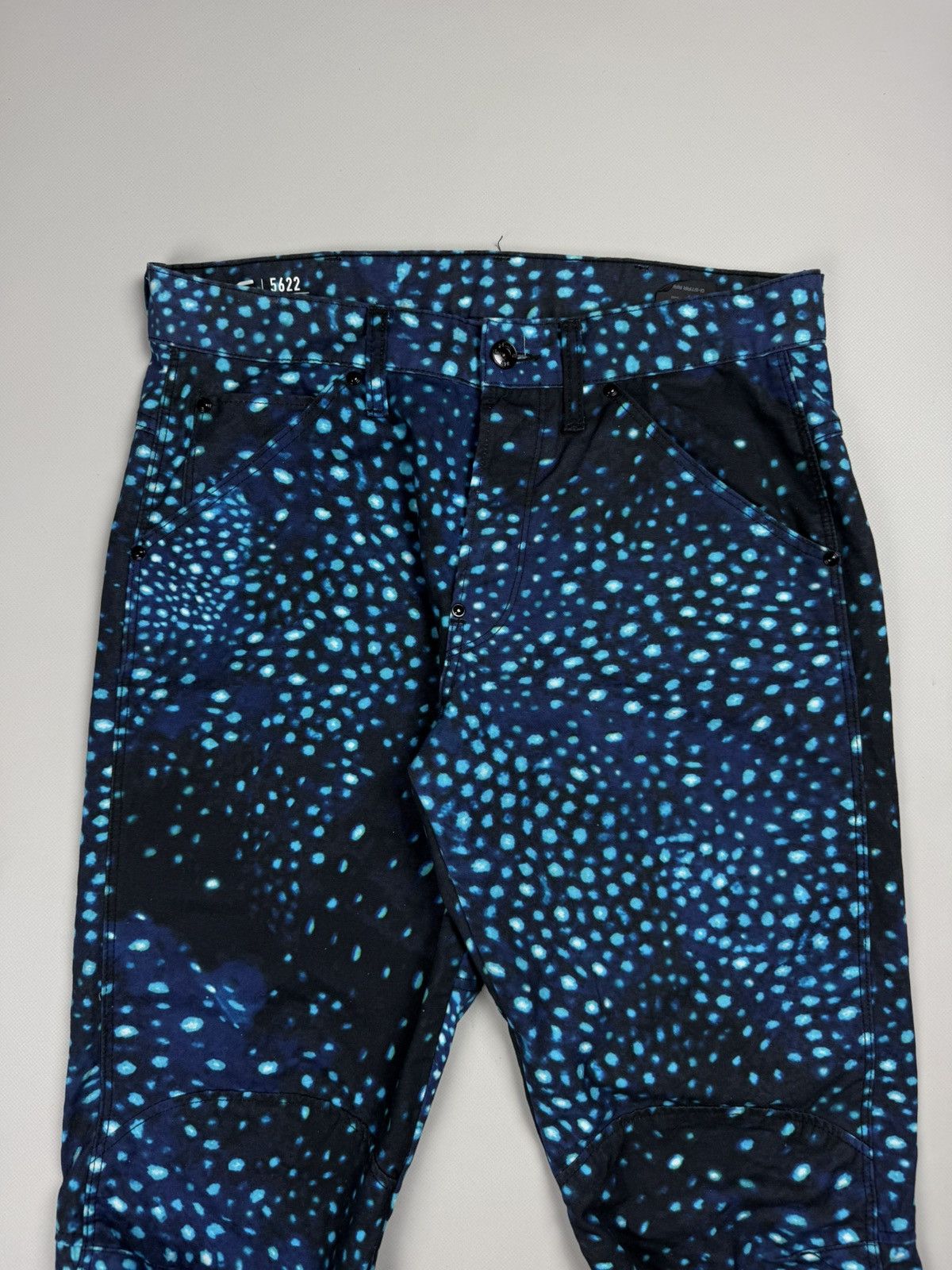 G-Star × Pharrell Pharrell Williams 5622 3D Tapered COJ Patterned Jeans Pants Size US 30 / EU 46 - 5 Thumbnail
