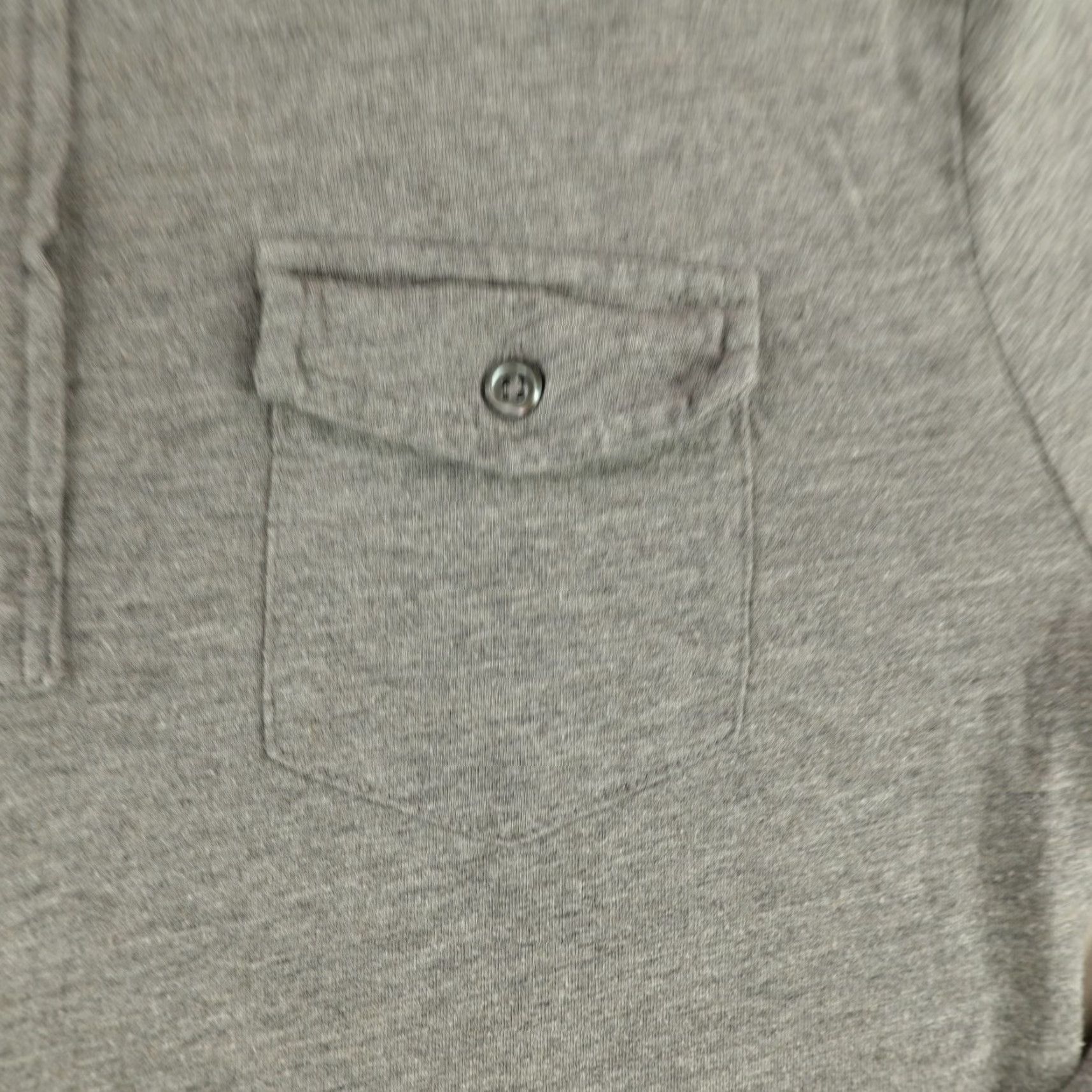Polo Ralph Lauren Polo Ralph Lauren Hoodie Shirt Mens Small Long Sleeve Button Pullover Pocket Gray Henley Knit Nylon Cotton Classic Casual Shirt Size US S / EU 44-46 / 1 - 4 Thumbnail