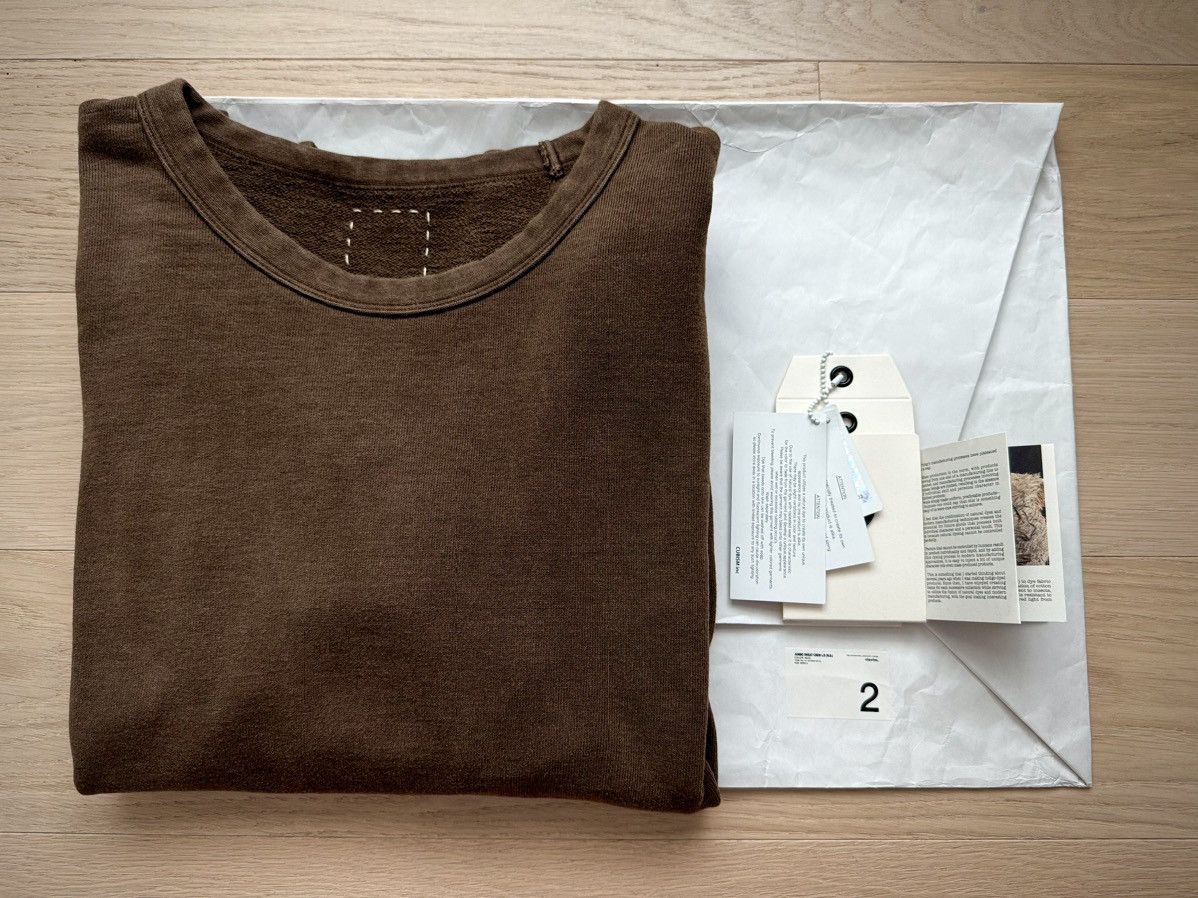 Visvim Visvim Jumbo Crew Sweater Natural Dye Dk Mud Size US M / EU 48-50 / 2 - 5 Thumbnail