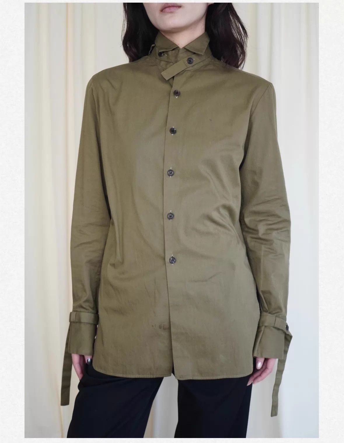 Yohji Yamamoto YOHJI YAMAMOTO Y's 2000s RARE MULTI-TIE COTTON SHIRT Size L / US 10 / IT 46 - 1 Thumbnail