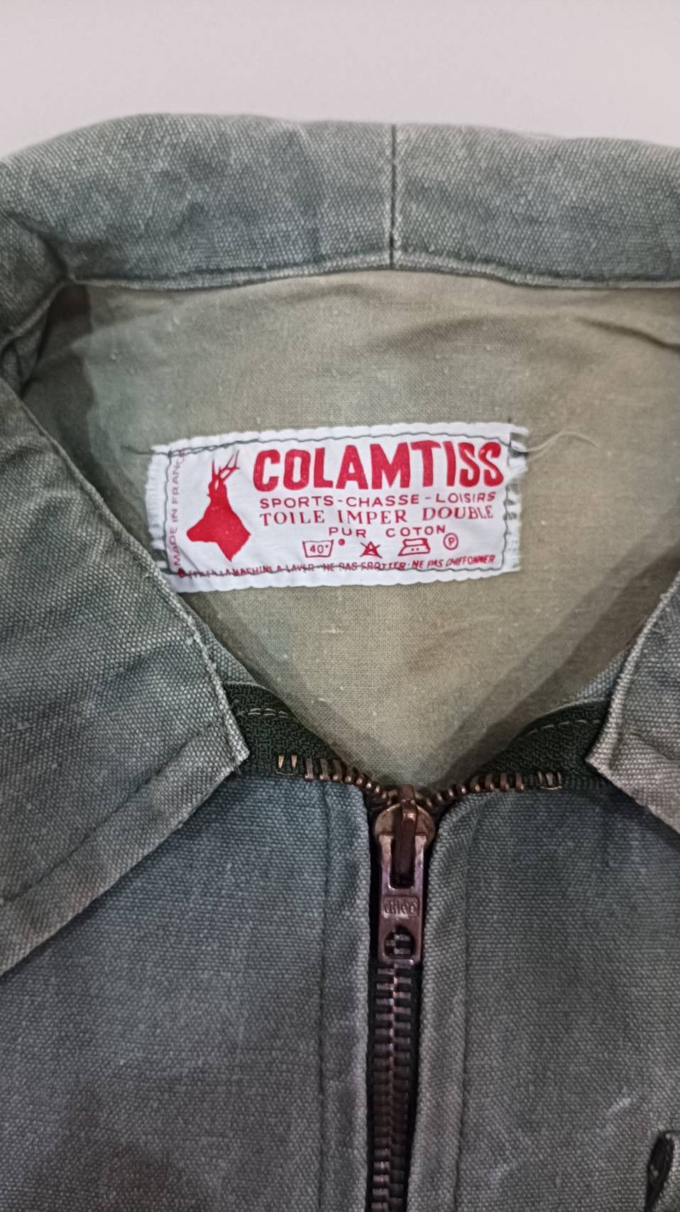 Hunter × Vintage Vintage Culamtiss French Canvas Hunting Jacket Size US L / EU 52-54 / 3 - 3 Thumbnail