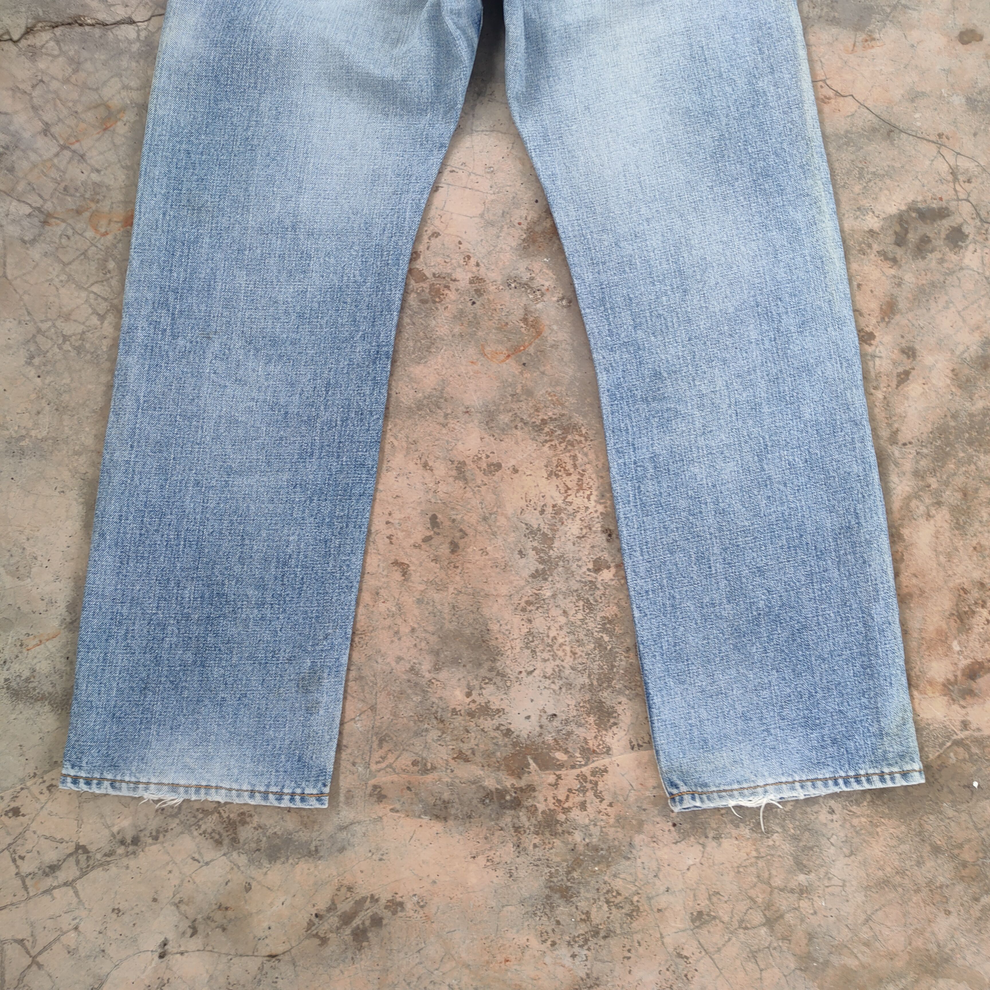 Japanese Brand VINTAGE JAPANESE DISTRESSED FADED JEANS PANTS Size US 32 / EU 48 - 10 Thumbnail