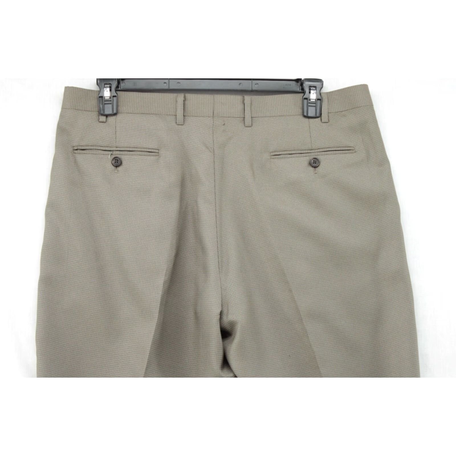 Ralph Lauren Ralph Lauren Dress Pants Men's 38x32 Green Pleated Cuffed Straight Office Wear Size US 38 / EU 54 - 5 Thumbnail