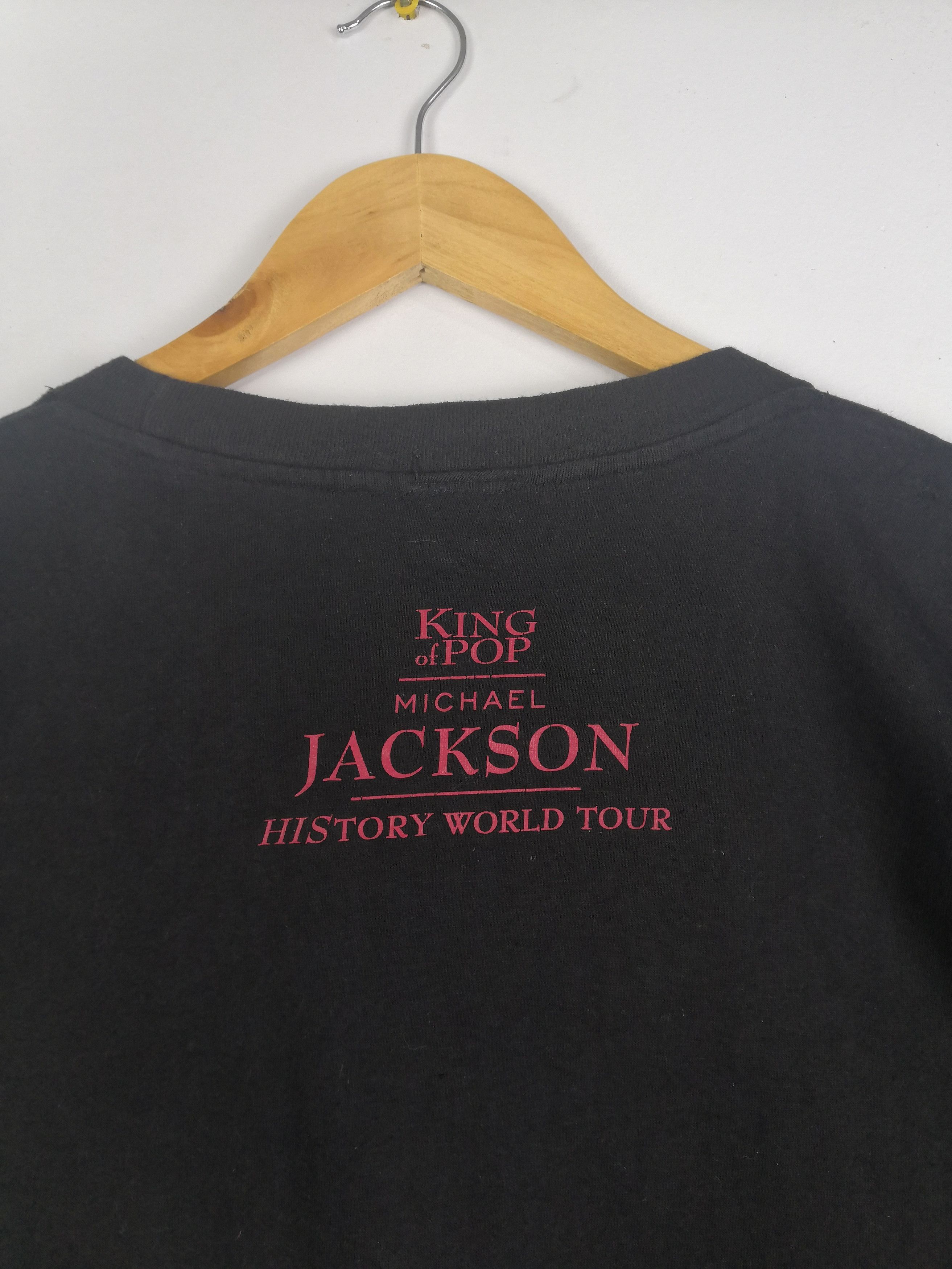 Band Tees Vintage Michael Jackson T-Shirt History World Tour 1996 Size US XL / EU 56 / 4 - 3 Thumbnail