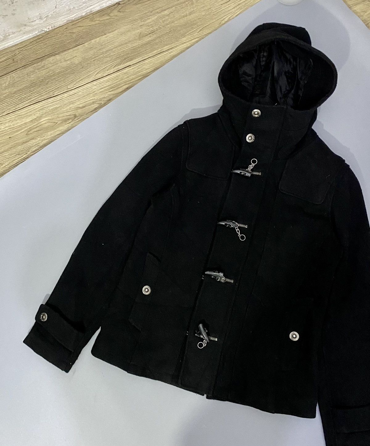 In The Attic 💥Rare💥In The Attic Hooded Double Zip Jacket Size US M / EU 48-50 / 2 - 4 Thumbnail