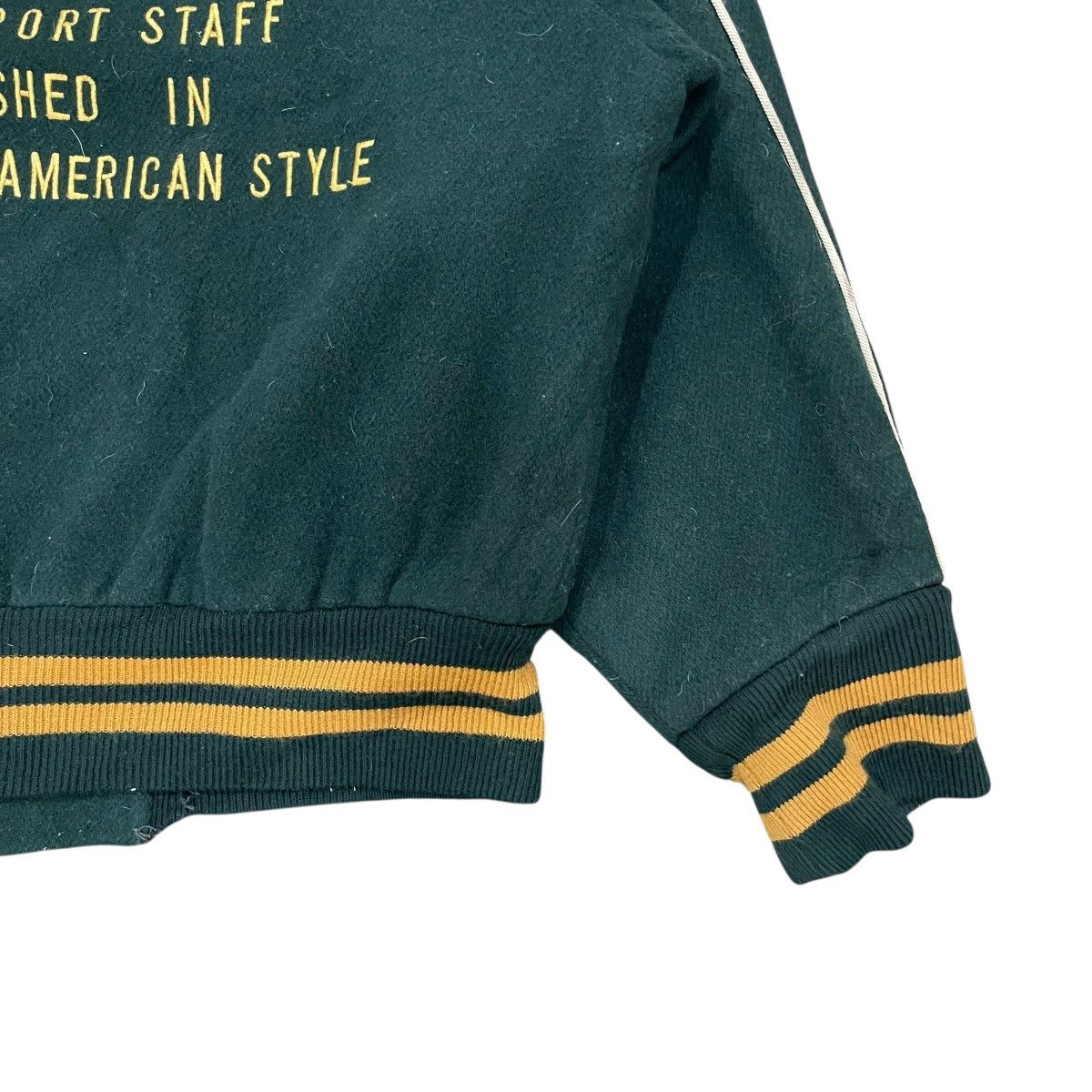 Sports Specialties Vintage Profusion Sportswear Snap Button Wool Bomber Jacket Size US M / EU 48-50 / 2 - 9 Thumbnail
