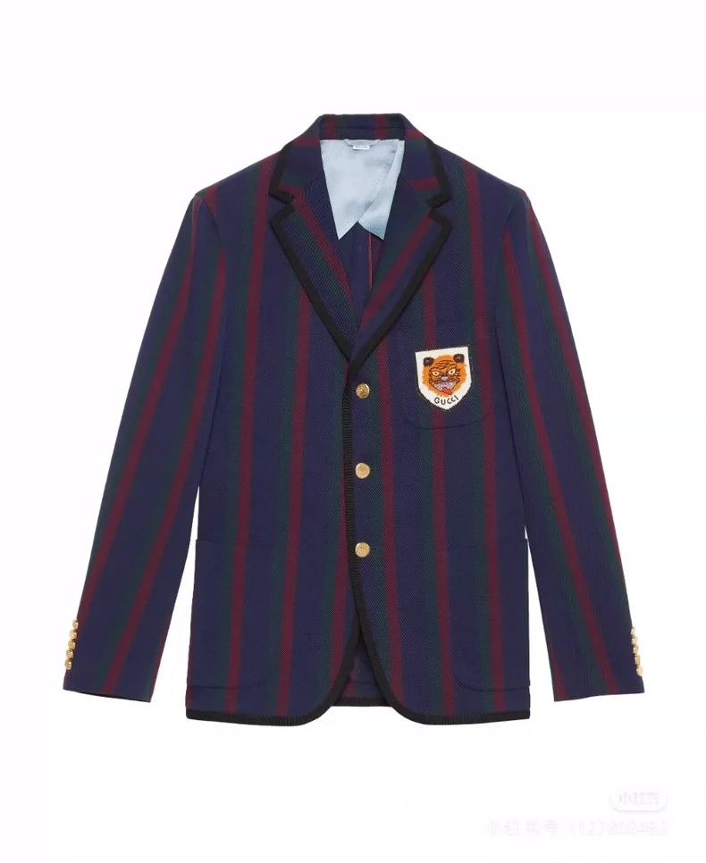 Gucci Gucci Men's striped casual jacket 2502-Nextarrow Size US S / EU 44-46 / 1 - 3 Thumbnail
