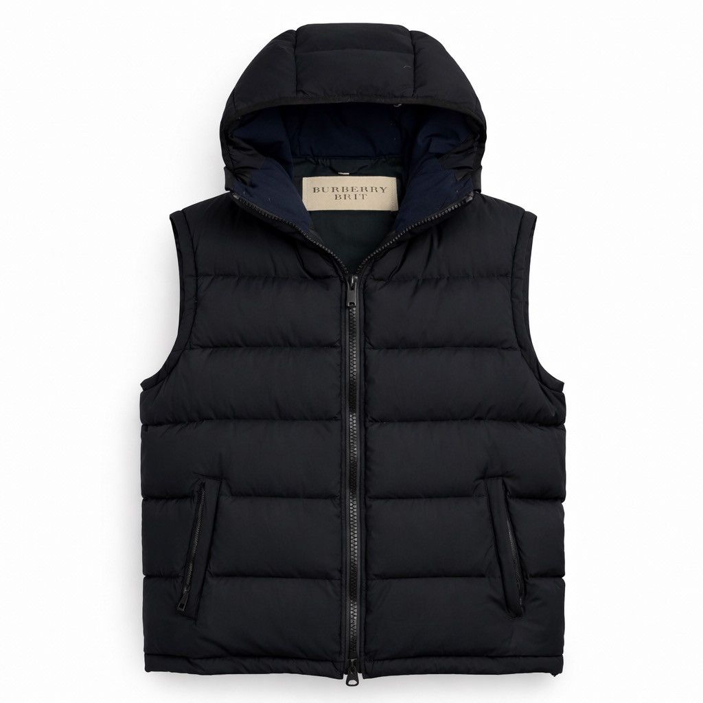 Burberry Burberry Puffer Down Vest Black Men Size US M / EU 48-50 / 2 - 1 Thumbnail