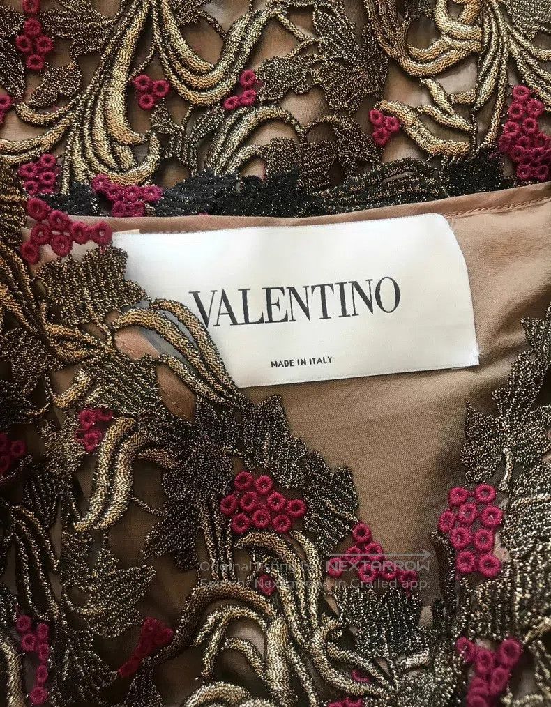 Valentino Valentino Openwork lace embroidered dress Size S / US 4 / IT 40 - 4 Thumbnail