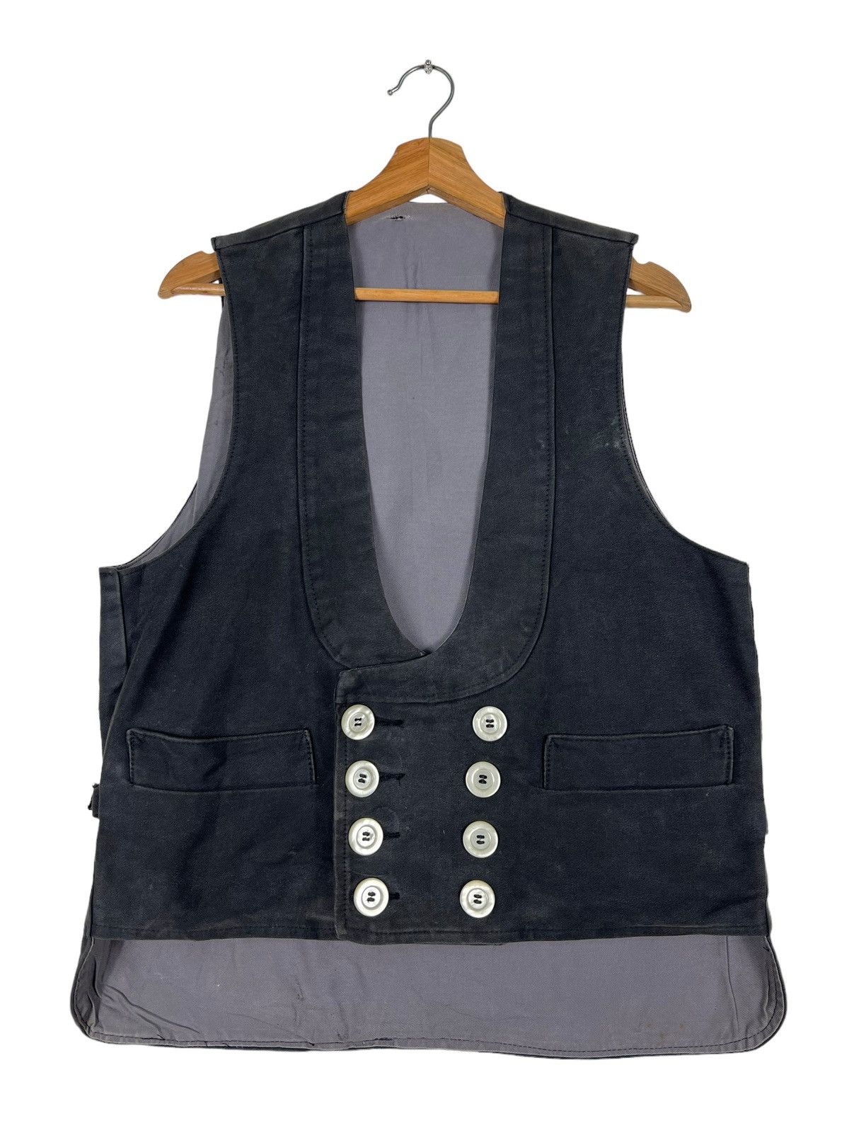 Designer 🔥 FHB DOUBLE BREAST VEST MADE IN GERMANY Size US M / EU 48-50 / 2 - 2 Thumbnail