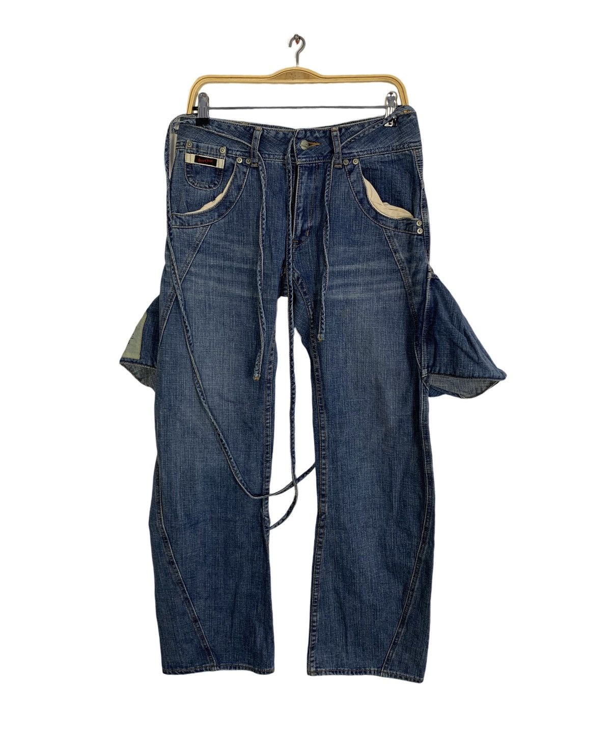 Japanese Brand Heartjean Japan Smock Uniform Indigo Straight Cut Zipper Size 32" / US 10 / IT 46 - 1 Thumbnail