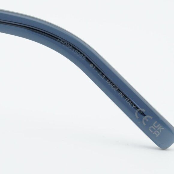 Dior Dior CD DIAMONDO S1I 3000 Eyeglasses Blue 54mm Square Frame Size ONE SIZE - 5 Thumbnail
