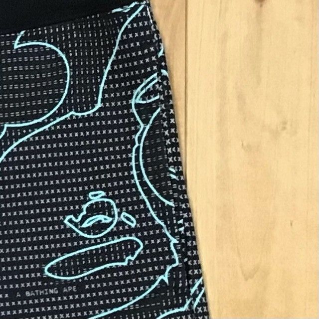 Bape 💫Glow in the dark💫 BAPE Text Code Camo Sweat Shorts ★size M Size US 32 / EU 48 - 6 Thumbnail