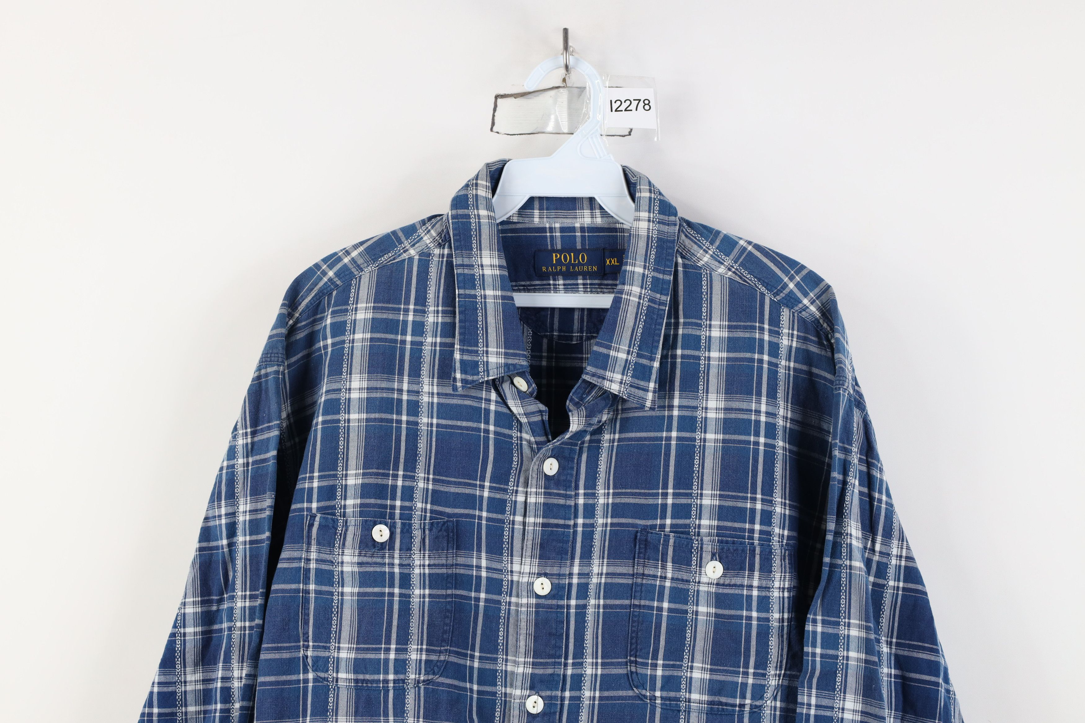 Ralph Lauren Deadstock Vintage Ralph Lauren Pocket Flannel Button Shirt Size US XXL / EU 58 / 5 - 2 Thumbnail