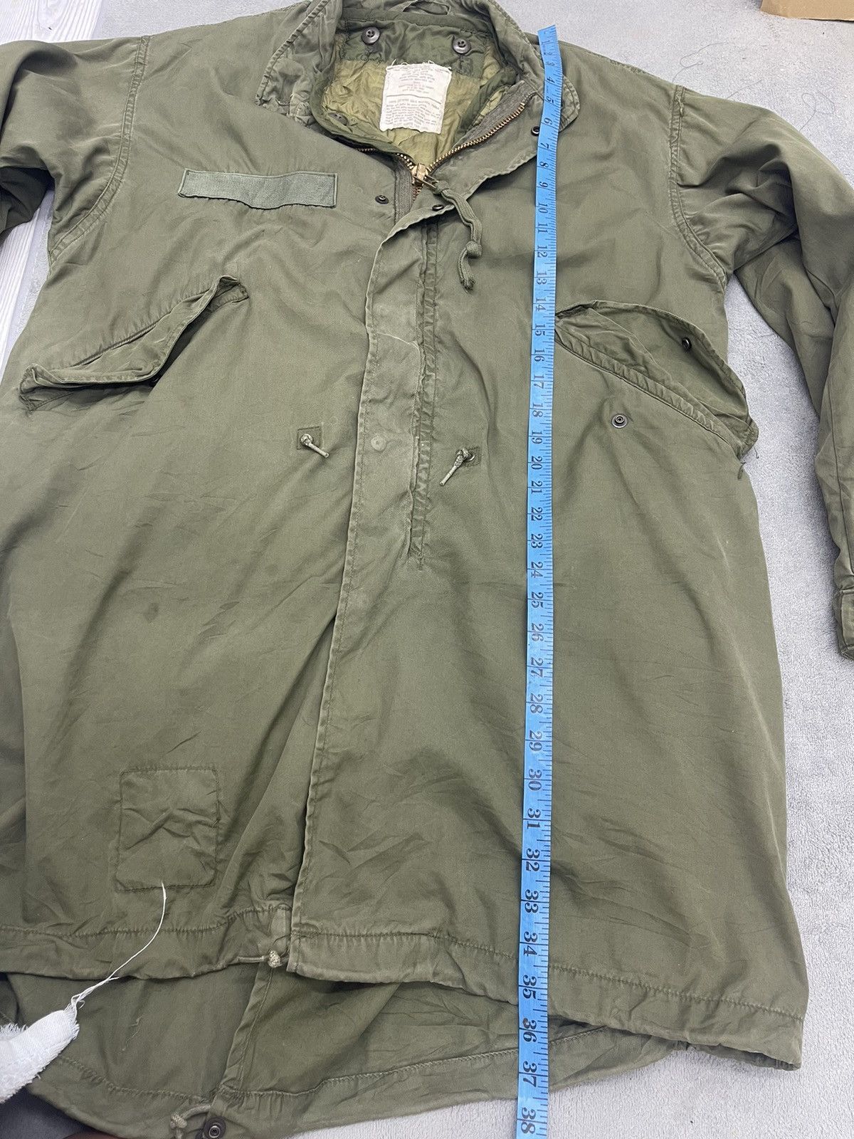 Vintage GILBRATA INDUSTRIES GARMENT MILITARY PARKA Size US S / EU 44-46 / 1 - 12 Thumbnail