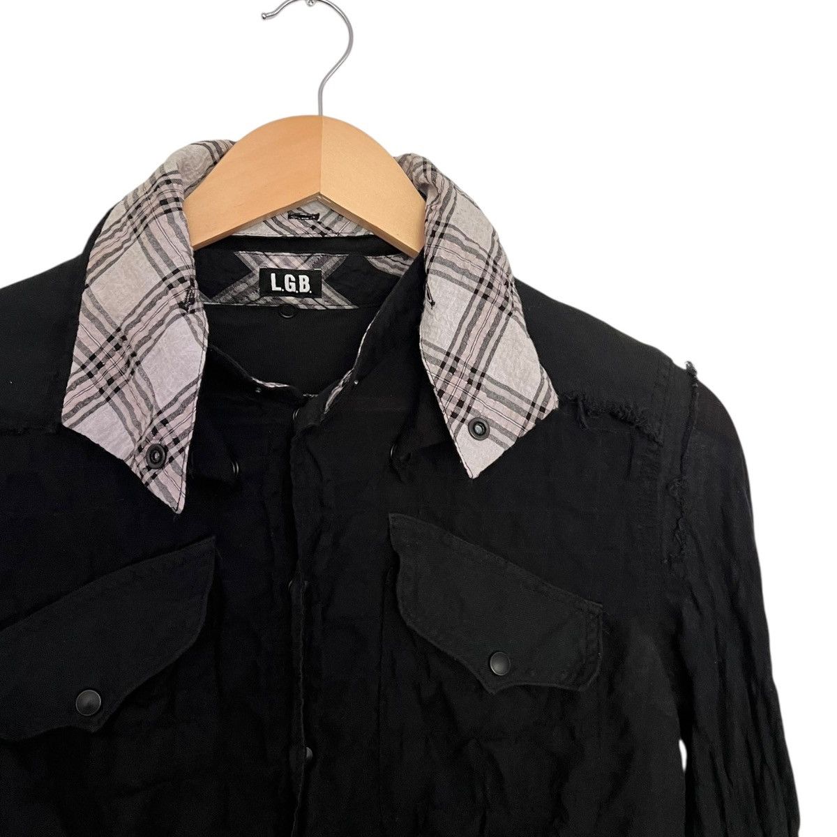 Le Grande Bleu (L.G.B.) Lgb plaid cross button shirt Size US M / EU 48-50 / 2 - 2 Thumbnail