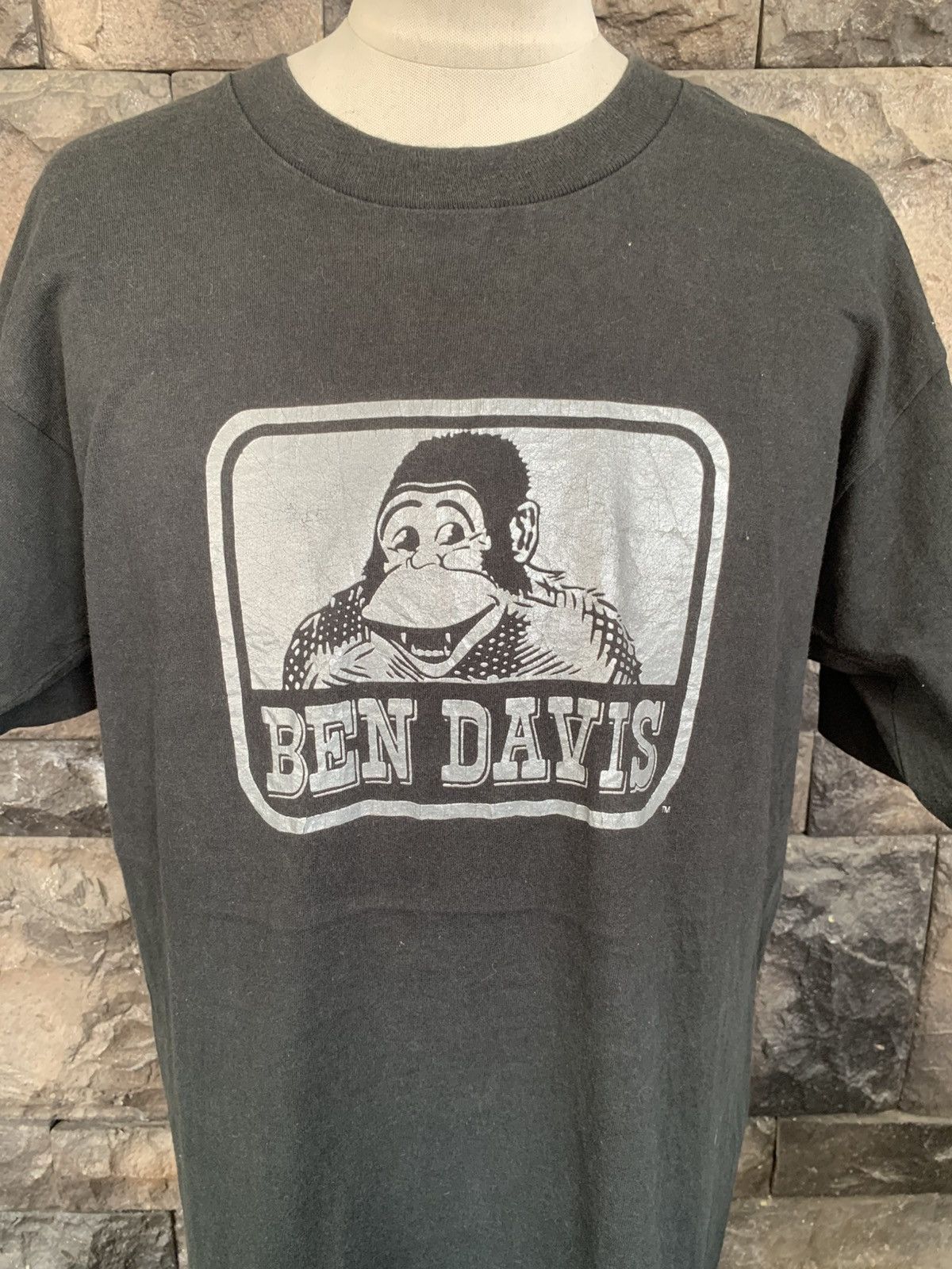 Ben Davis Vintage 90s Ben Davis Workwear Brand T shirt Size US L / EU 52-54 / 3 - 2 Thumbnail