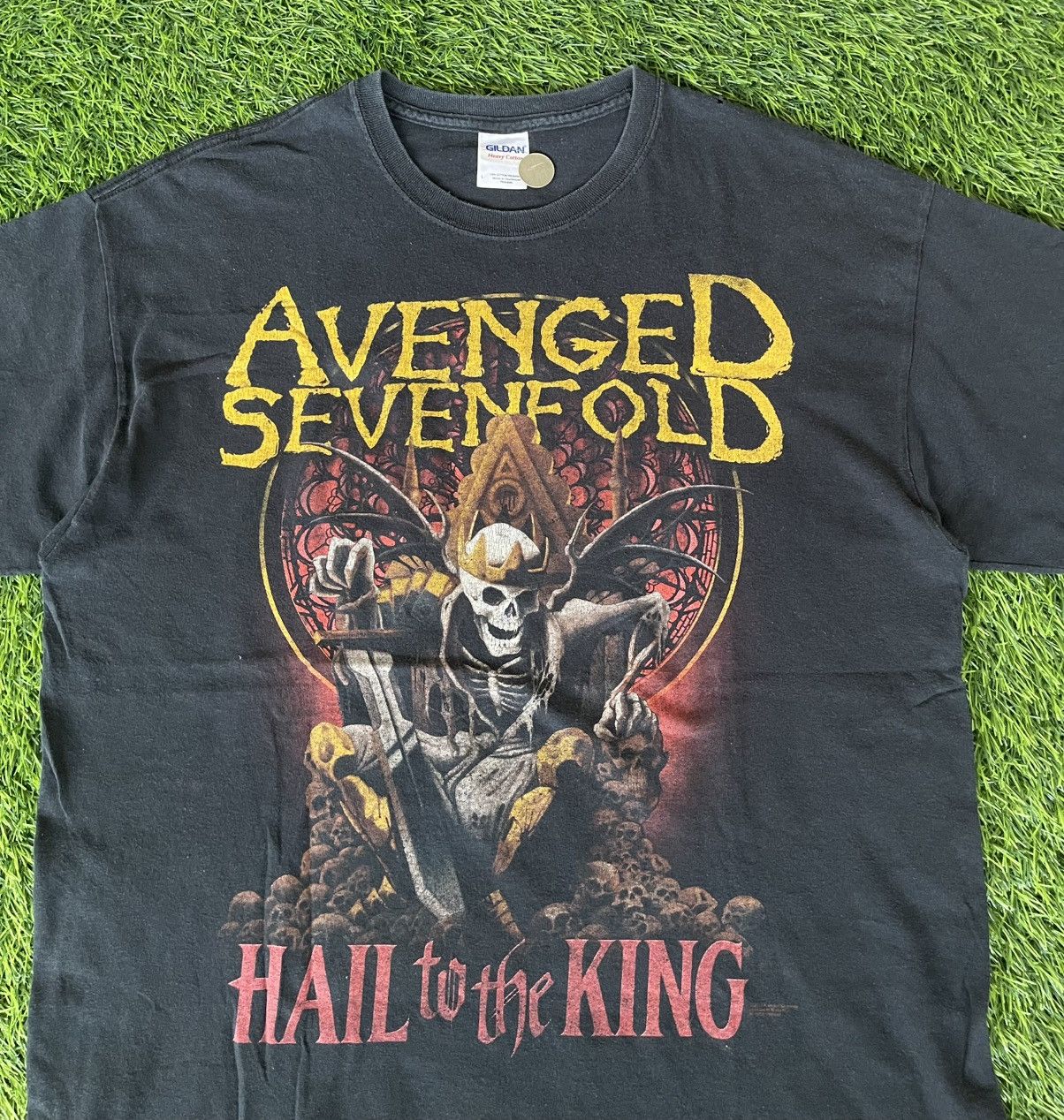 Band Tees Vintage Y2k💢AVENGED SEVENFOLD💢HELL TO THE KING Albums Tee Size US L / EU 52-54 / 3 - 13 Thumbnail