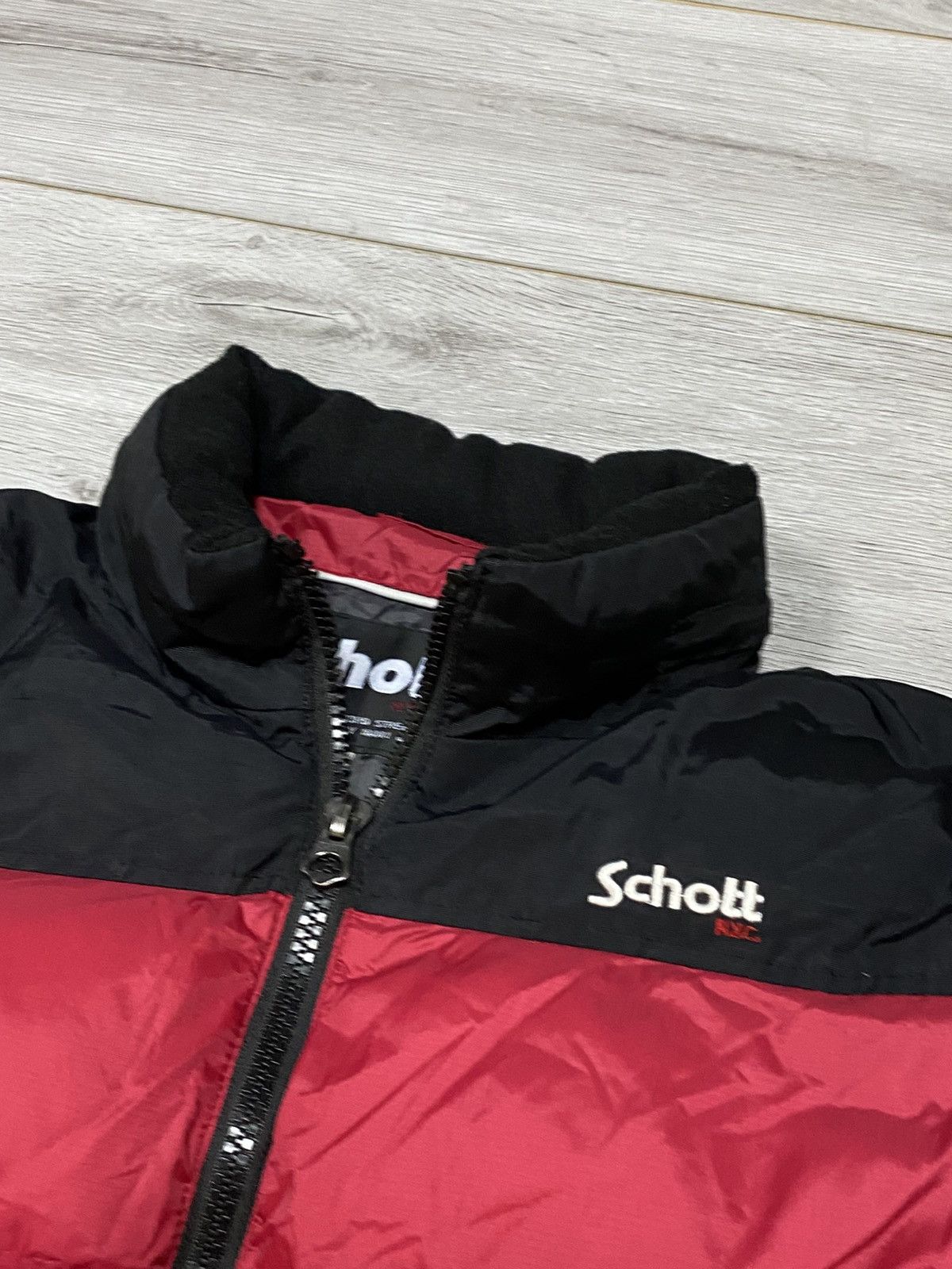 Schott Schott puffer jacket zip Size US S / EU 44-46 / 1 - 3 Thumbnail