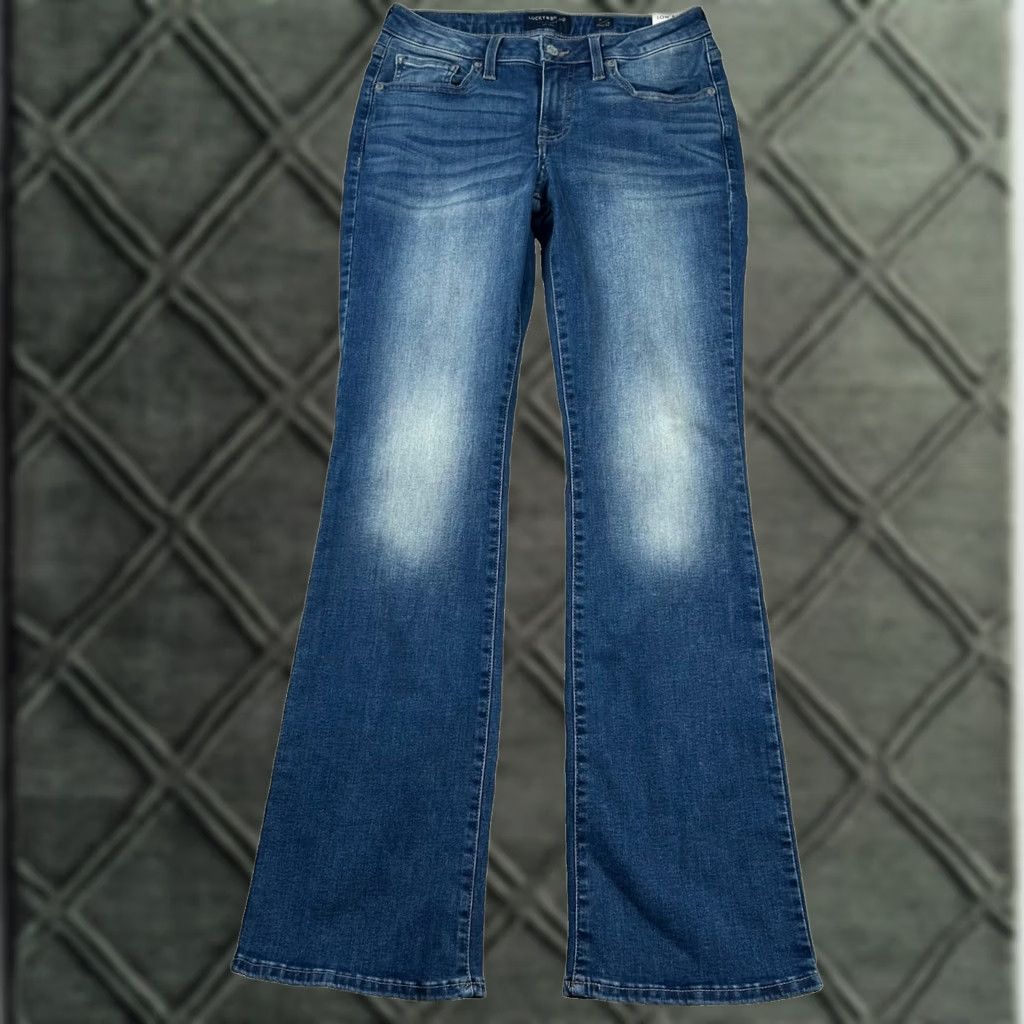 Lucky Brand Lucky Brand Jeans Womens 6 Regular Lolita Low Rise Boot Cut Denim 5-Pocket Blue 27in Inseam 32in XS?? Size 28" / US 6 / IT 42 - 1 Thumbnail