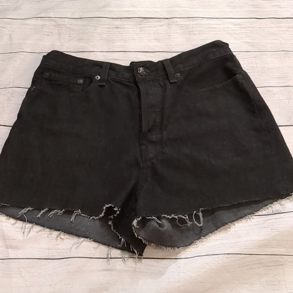 Rag & Bone Rag & bone Maya high rise black shorts size 29 Size 29" - 1 Thumbnail