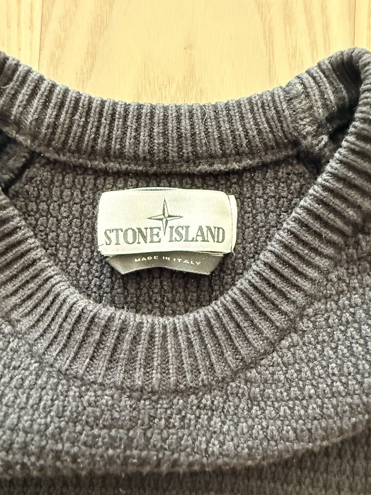 Stone Island Stone Island Thicker Waffle Knit Sweater size M Size US M / EU 48-50 / 2 - 3 Thumbnail