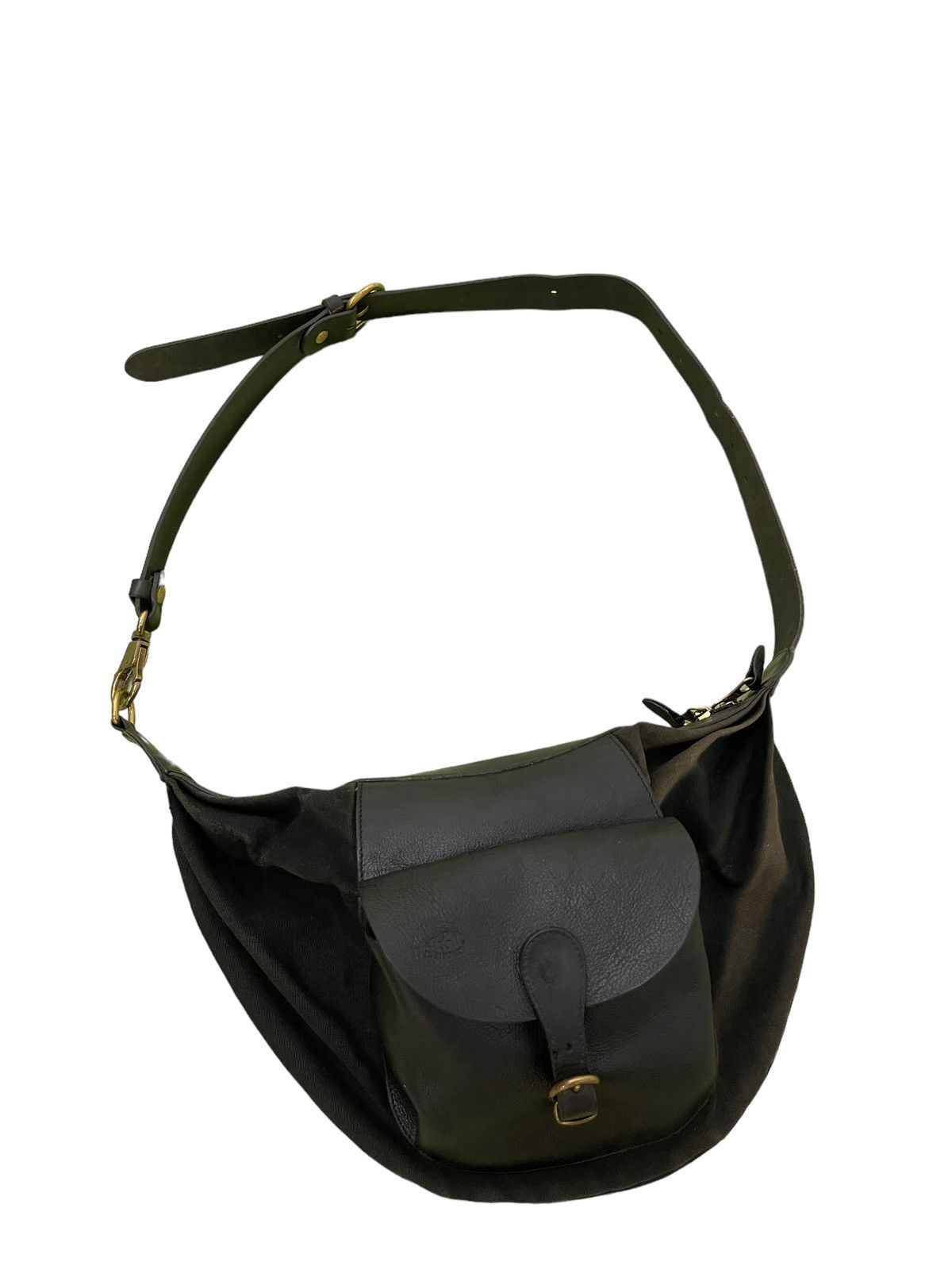 Il Bisonte Cross Body Bag IL Bisonte Sun Faded Leather/Cotton Bag 1🟩 Size ONE SIZE - 1 Thumbnail