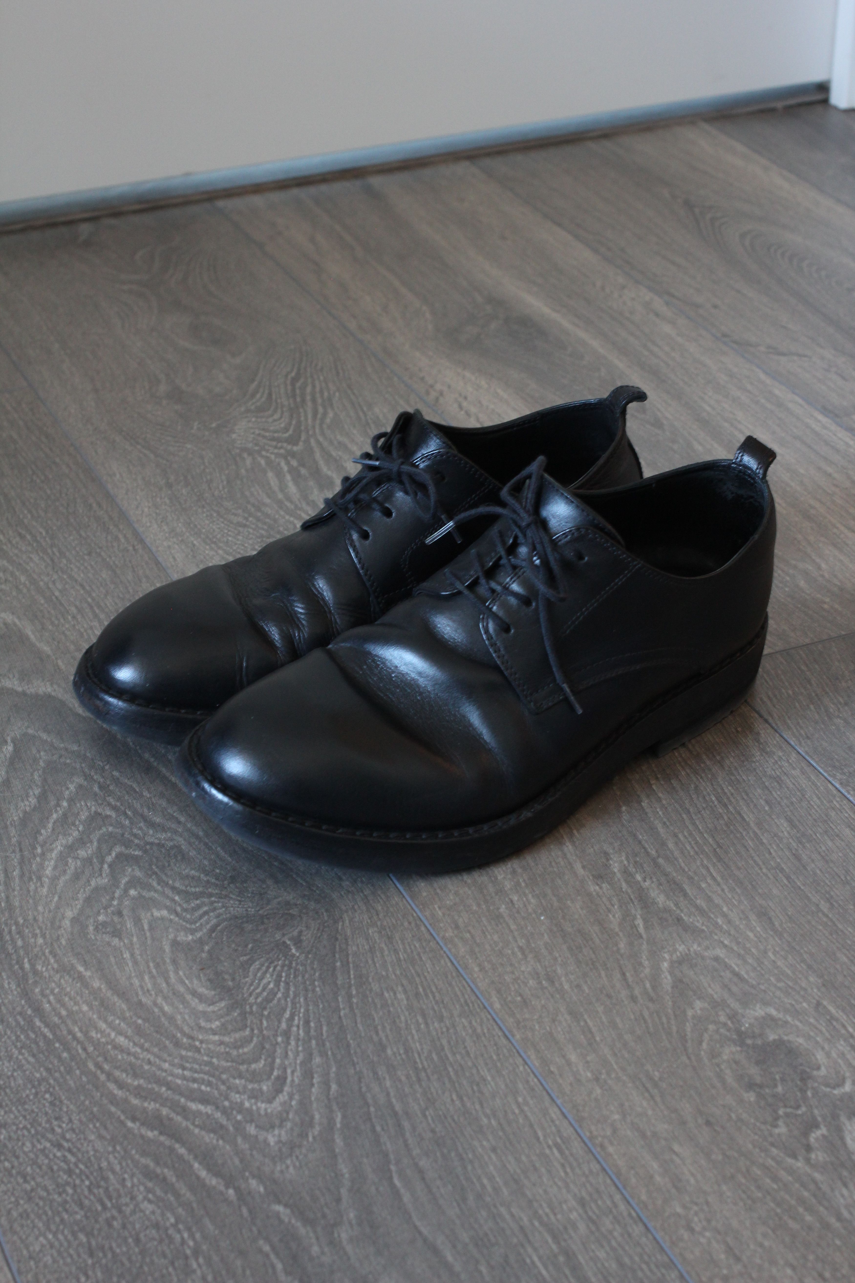 image of Ann Demeulemeester Derby Shoes in Black, Men's (Size 8)
