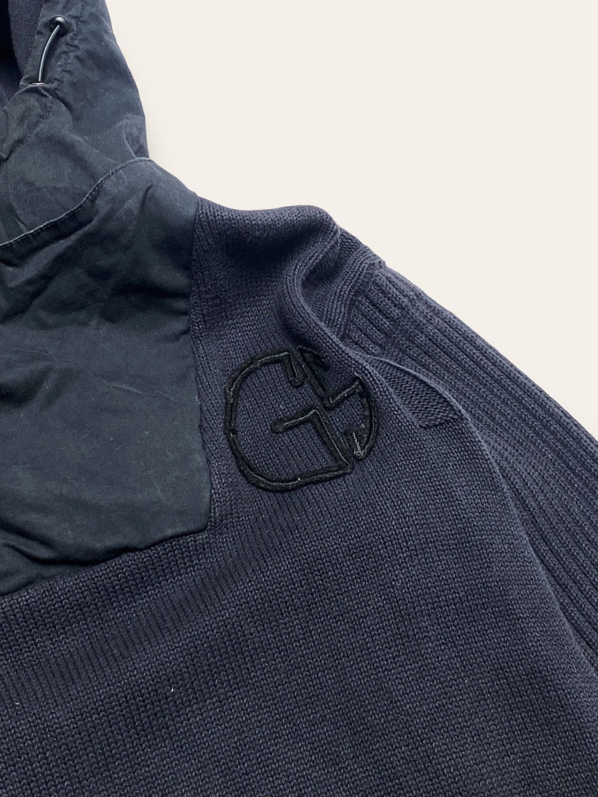 G-Star Vintage G STAR Crazy Unique Hooded Face Mask Knit Sweater Size US XS / EU 42 / 0 - 3 Thumbnail