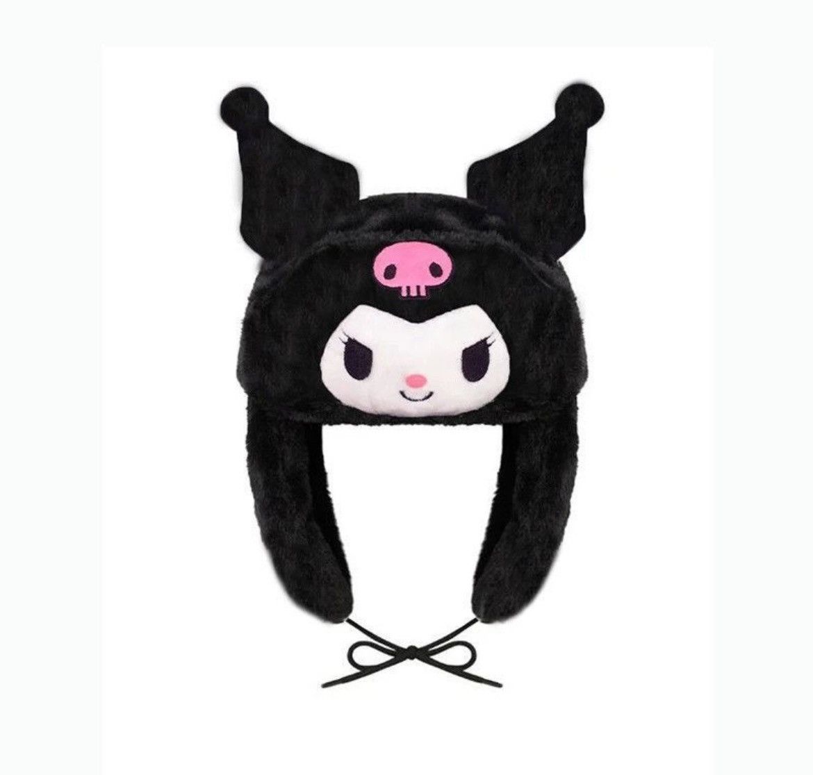Japanese Brand × Vintage Y2K Kuromi Sanrio Hello Kitty Kawaii Ushanka Size ONE SIZE - 5 Thumbnail