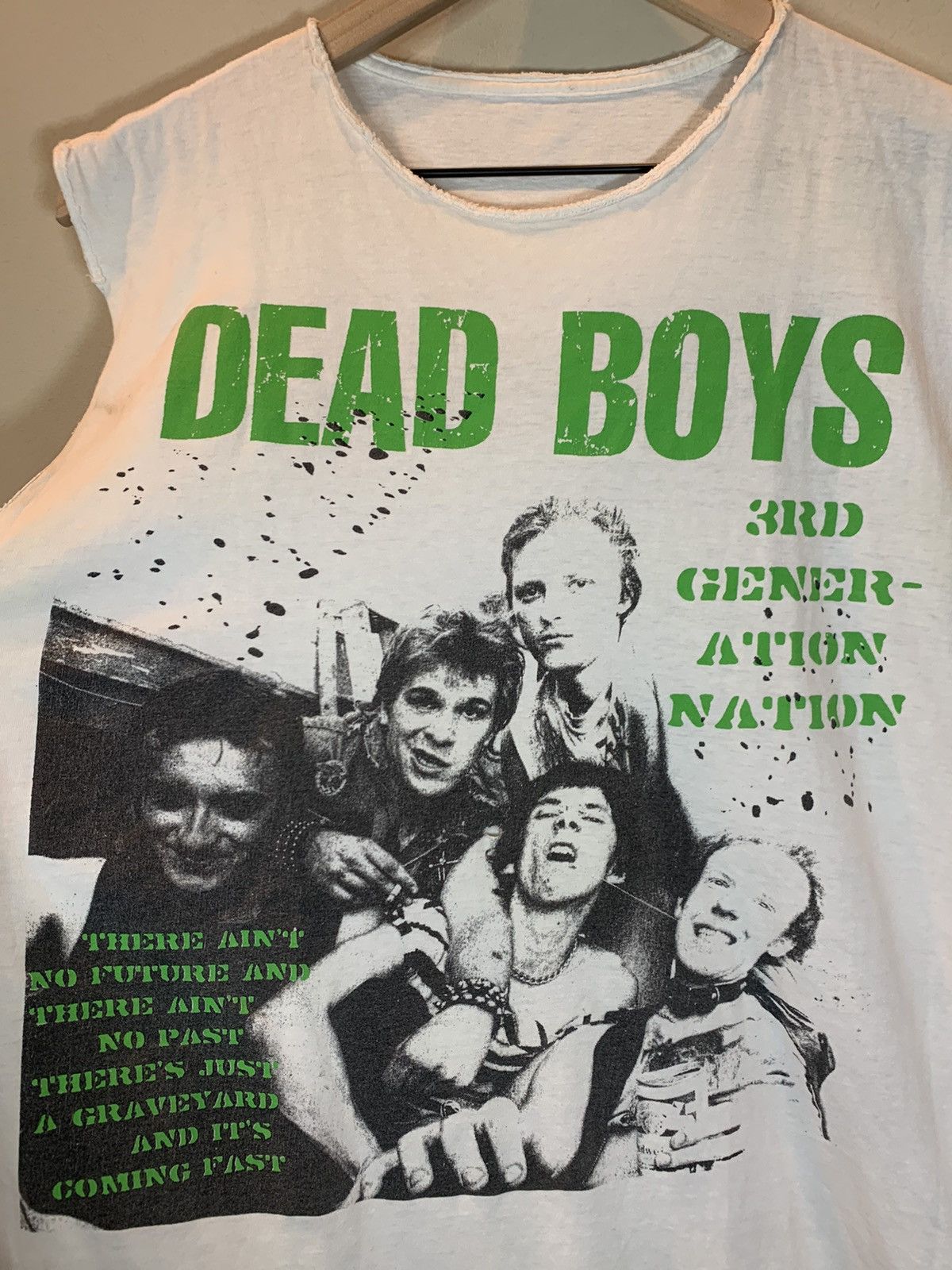 Band Tees × Vintage RARE* Vintage Dead Boys 3rd Generation Nation Thrashed Shirt Size US L / EU 52-54 / 3 - 2 Thumbnail