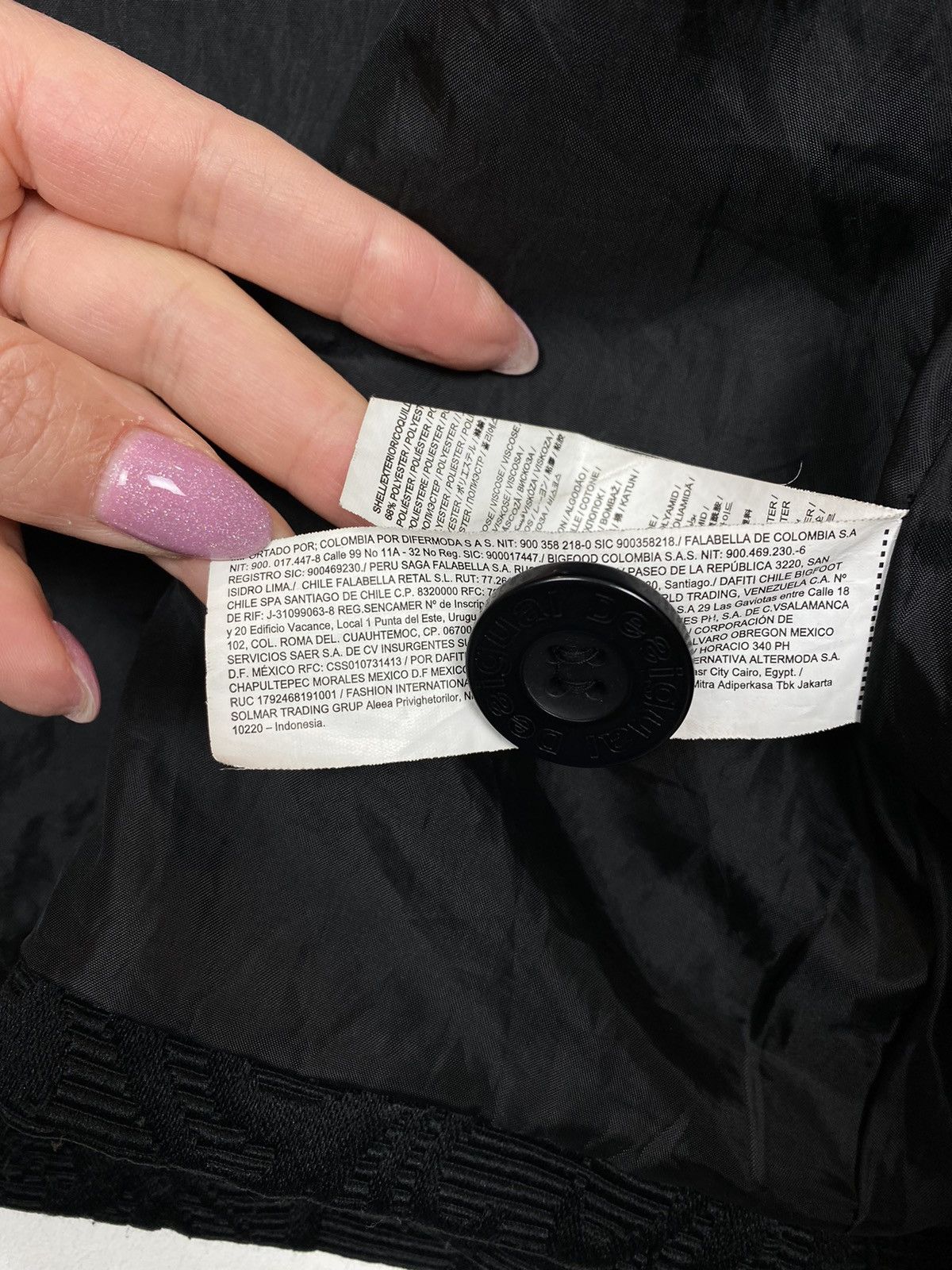Desigual Desigual Black Pakaian Wanita Button-Through Coat Sz EUR36 Size XS / US 0-2 / IT 36-38 - 14 Thumbnail