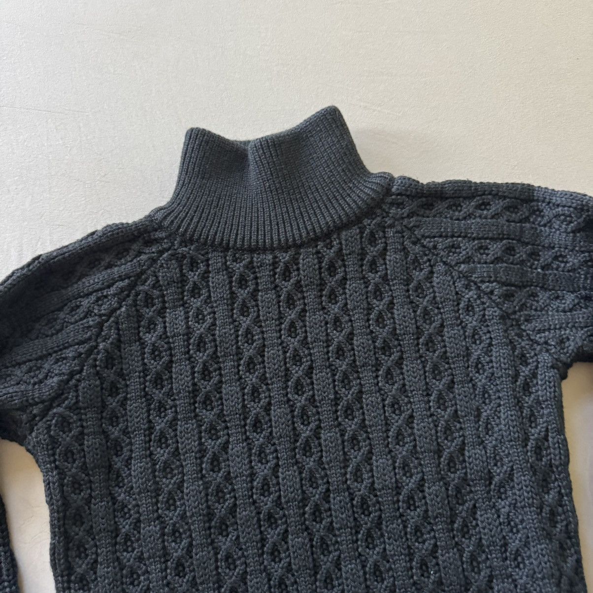 Other Andrew GN black cable knit turtleneck sweater Size XXS / US 00 / IT 34 - 3 Thumbnail