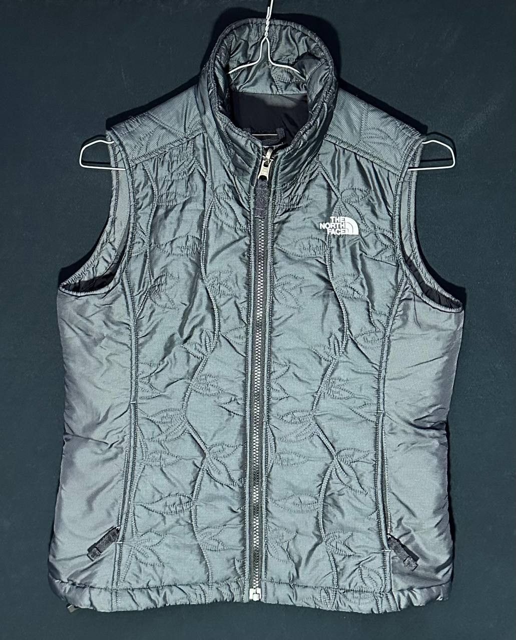 The North Face The North Face Woman zip Vest gray Flower Stitching Quilted Size XS / US 0-2 / IT 36-38 - 3 Thumbnail