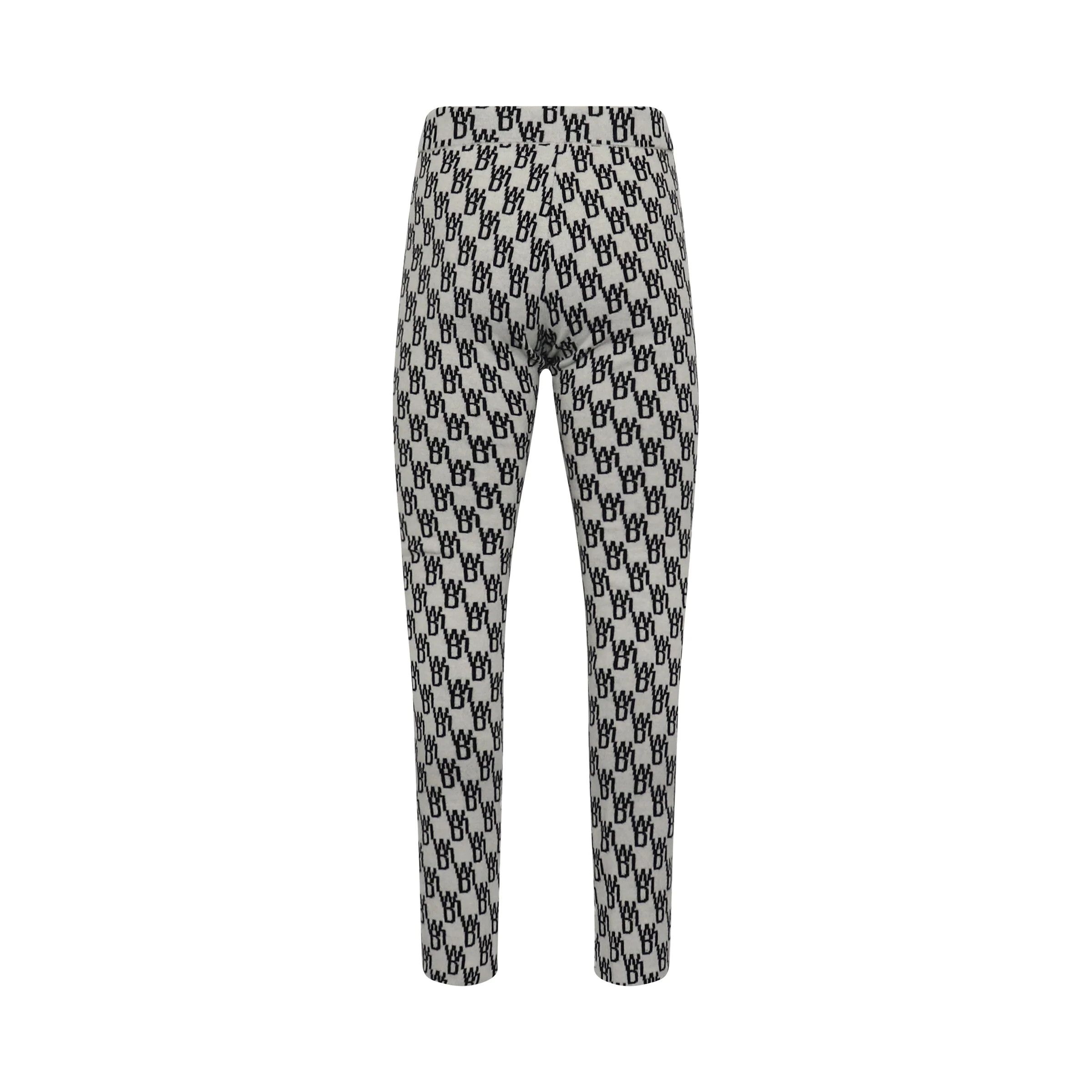 WE11DONE o1mris0824 Jacquard Trouser in Ivory Size US 32 / EU 48 - 4 Thumbnail