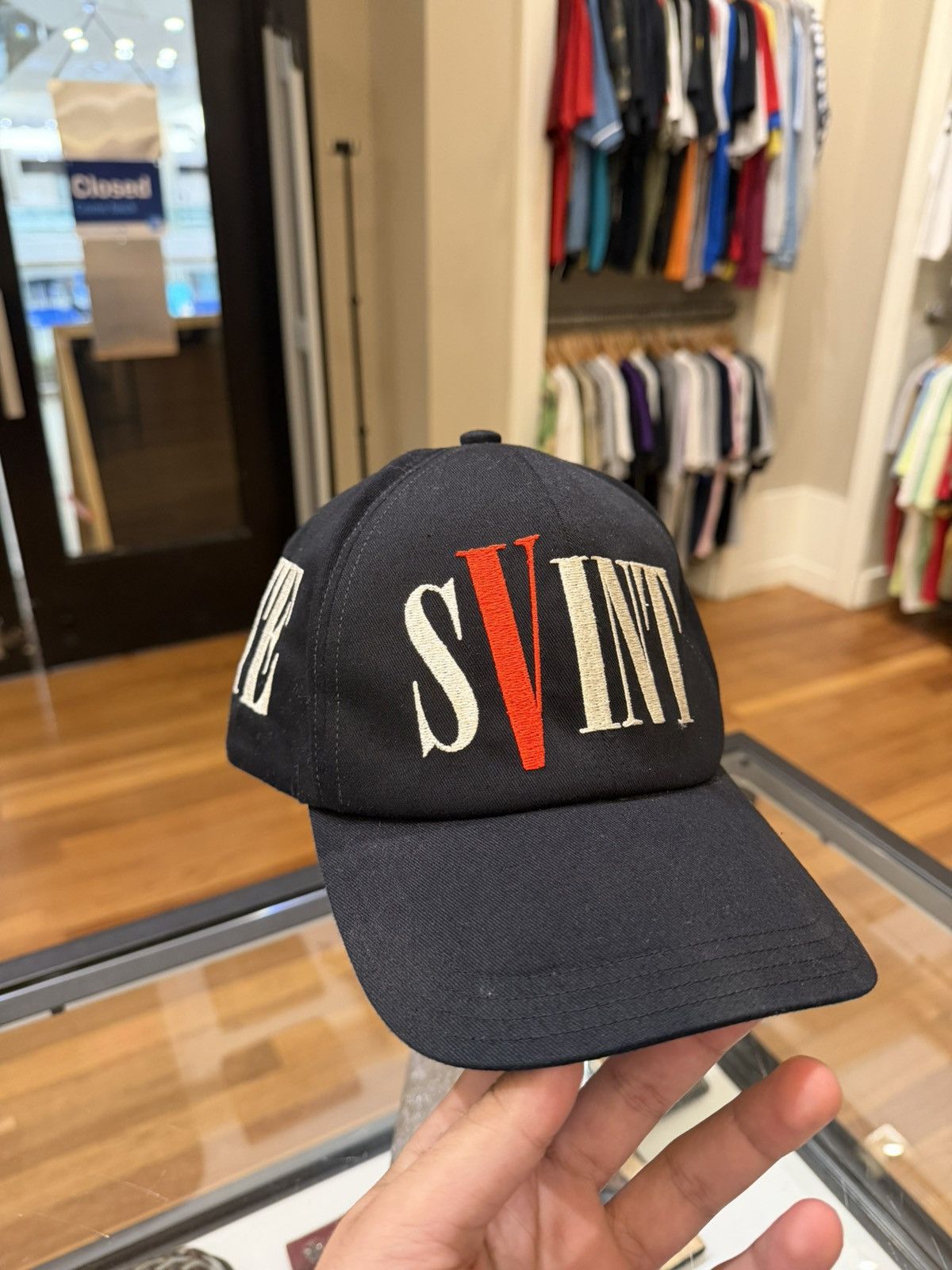 Saint Michael × Vlone Saint Michael x VLONE Hat | Grailed
