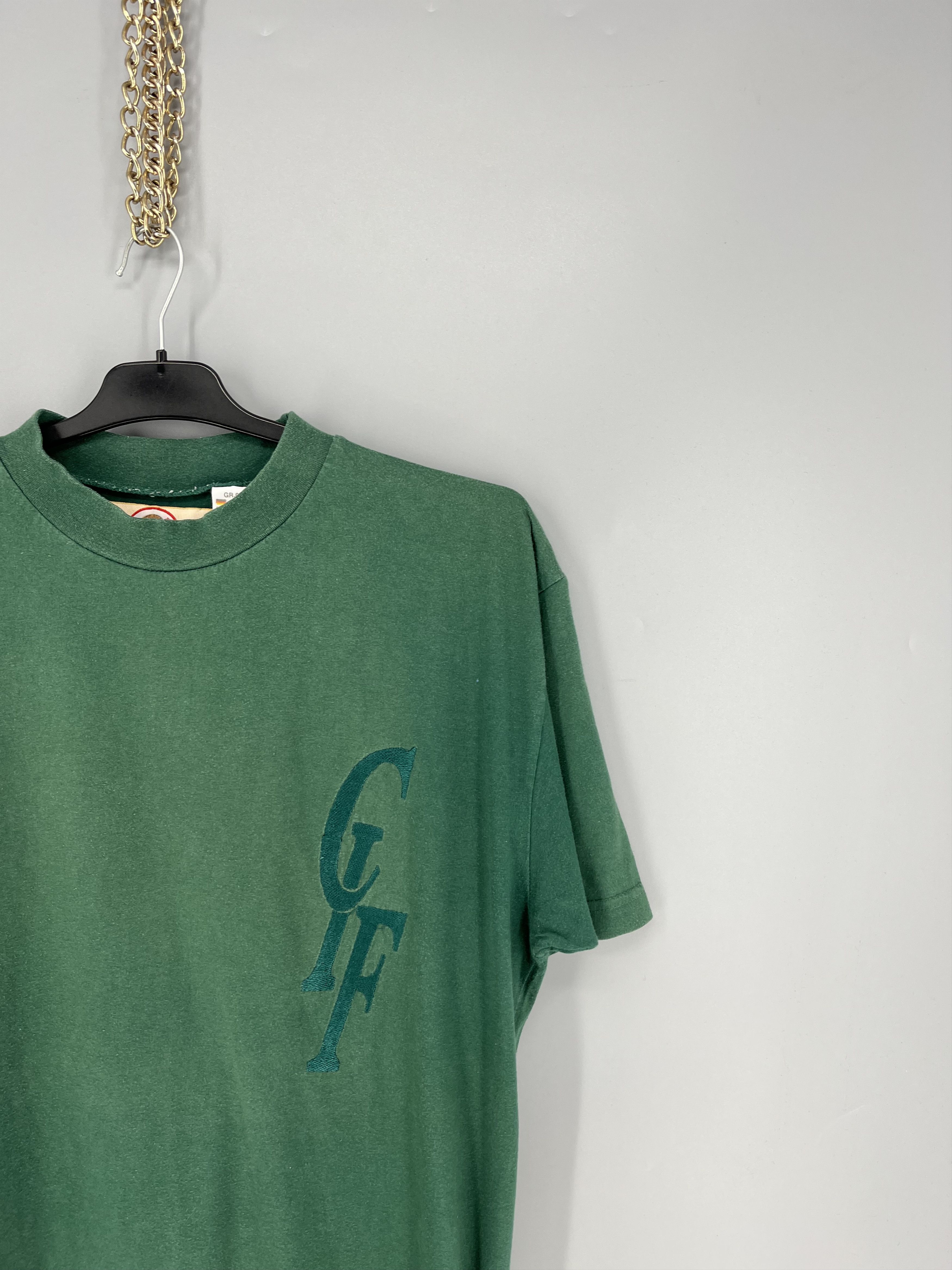 Vintage Vintage RARE 90S Dolly Wood Green Logo Tee Size US L / EU 52-54 / 3 - 5 Thumbnail