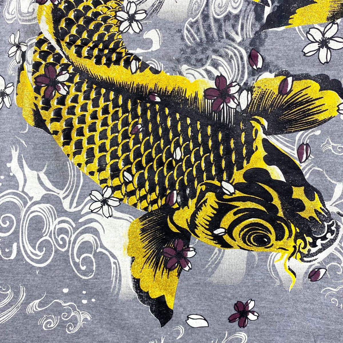 Japanese Brand Vintage Japanese Oriental Sukajan Carps Graphic Tee Size US XXL / EU 58 / 5 - 7 Thumbnail
