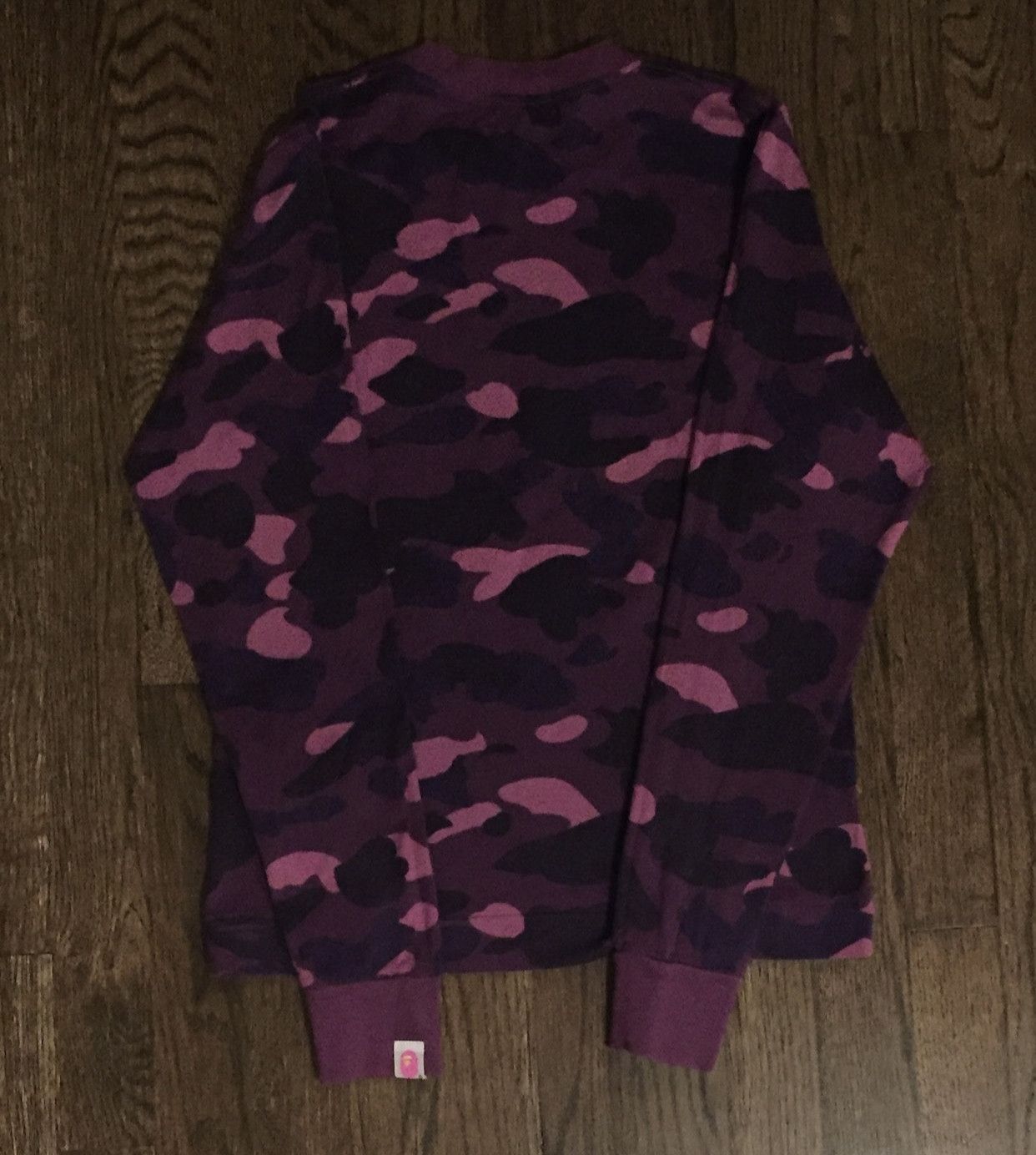 Bape Bape purple camo long sleeve tee shirt Size XS / US 0-2 / IT 36-38 - 2 Thumbnail