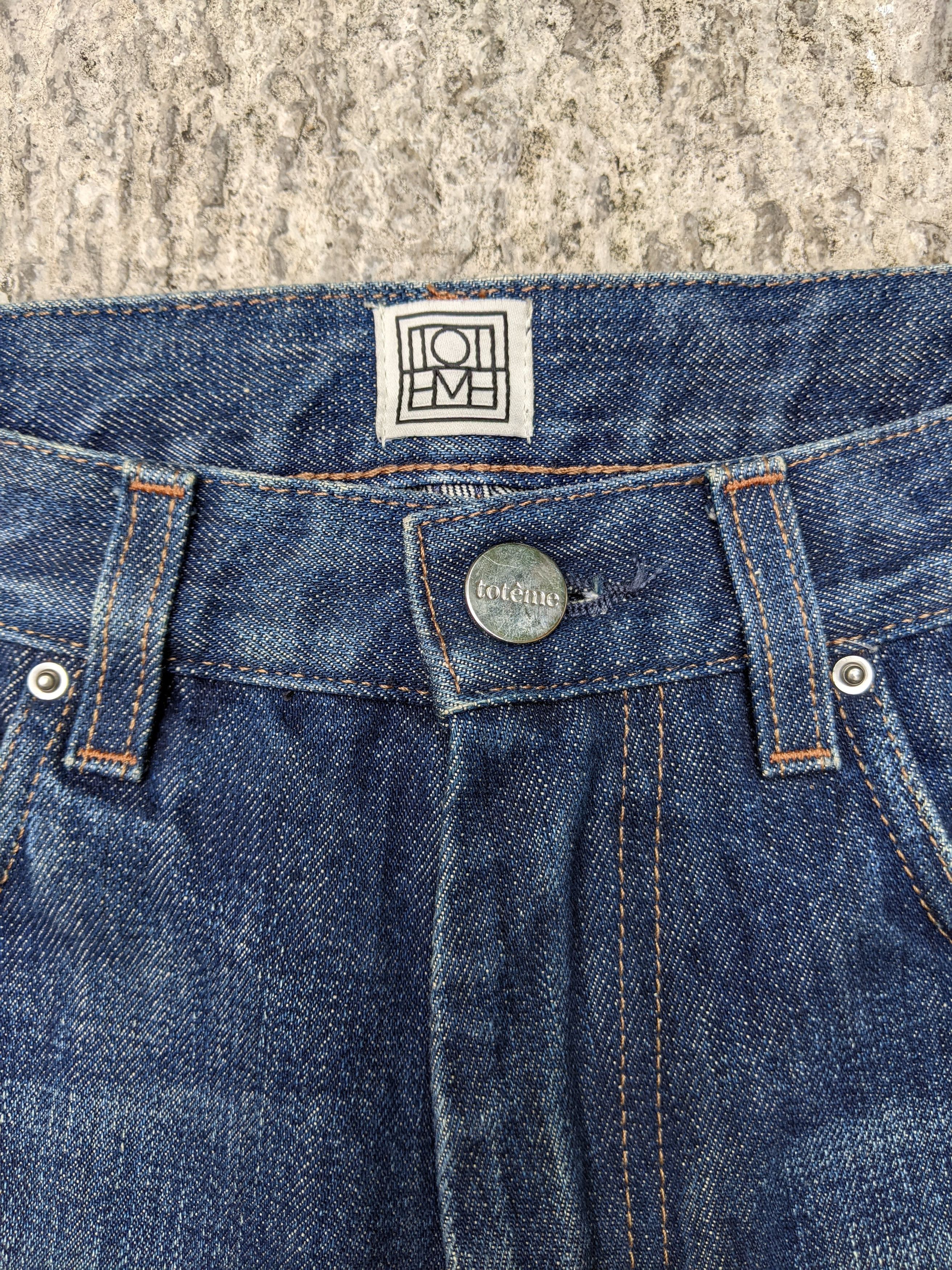 Toteme Japanese Indigo Twisted Seam Denim Size 27" / US 4 / IT 40 - 8 Thumbnail