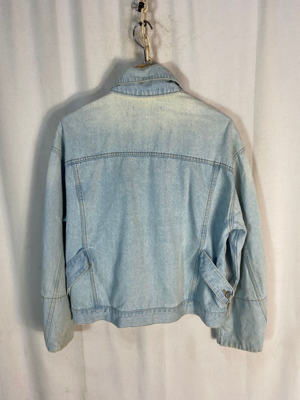 Japanese Brand Unisex🔥Cecil mc bee baggy sleeve denim jacket Size M / US 6-8 / IT 42-44 - 14 Thumbnail