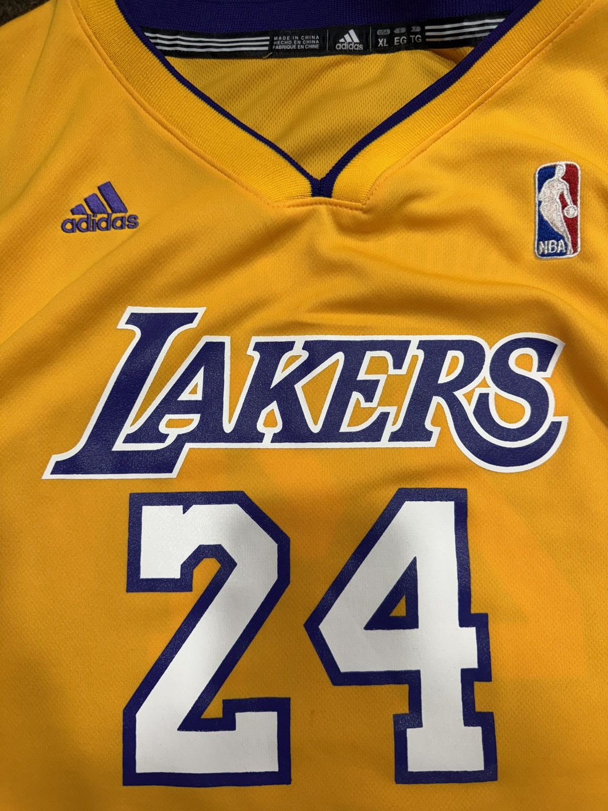 Adidas Adidas Lakers Kobe Bryant Jersey Vintage Size US XL / EU 56 / 4 - 3 Thumbnail