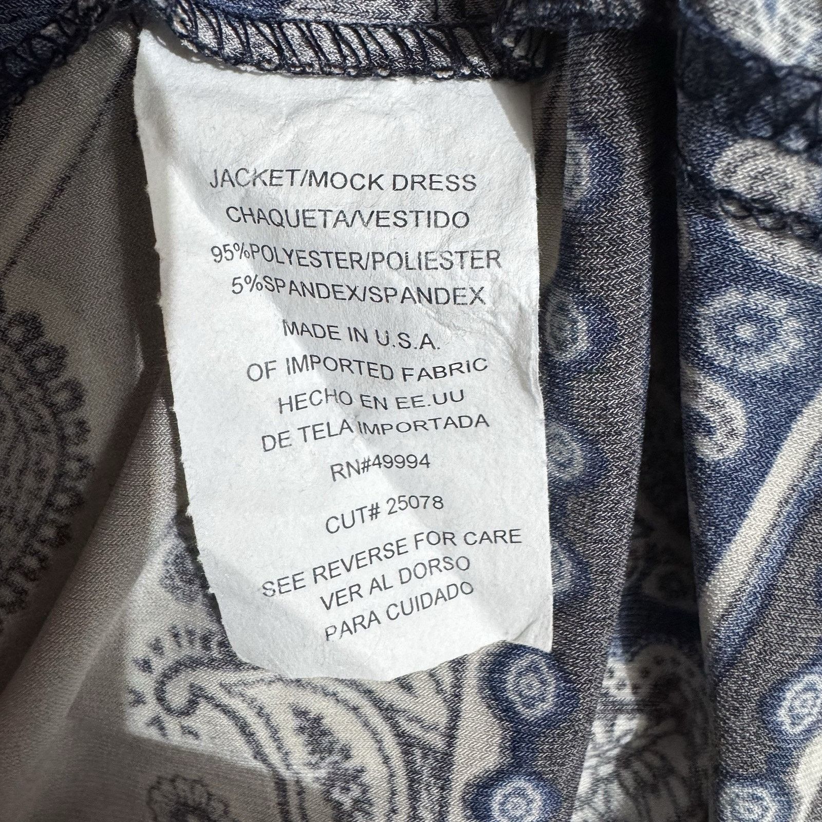 Other R&M Richards Cardigan Dress 6 Boho Ornate Medallion Paisley Size M / US 6-8 / IT 42-44 - 7 Thumbnail