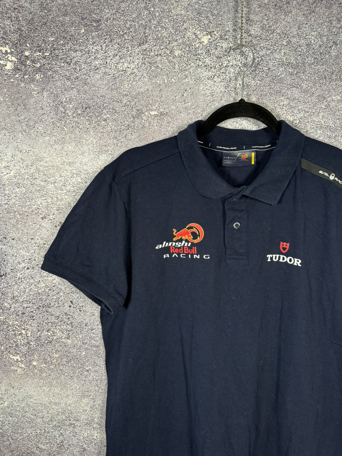 Formula 1 × Red Bull Sail Racing ARBR Polo Red Bull Blue Tee Men’s F-1 Large Size US L / EU 52-54 / 3 - 3 Thumbnail