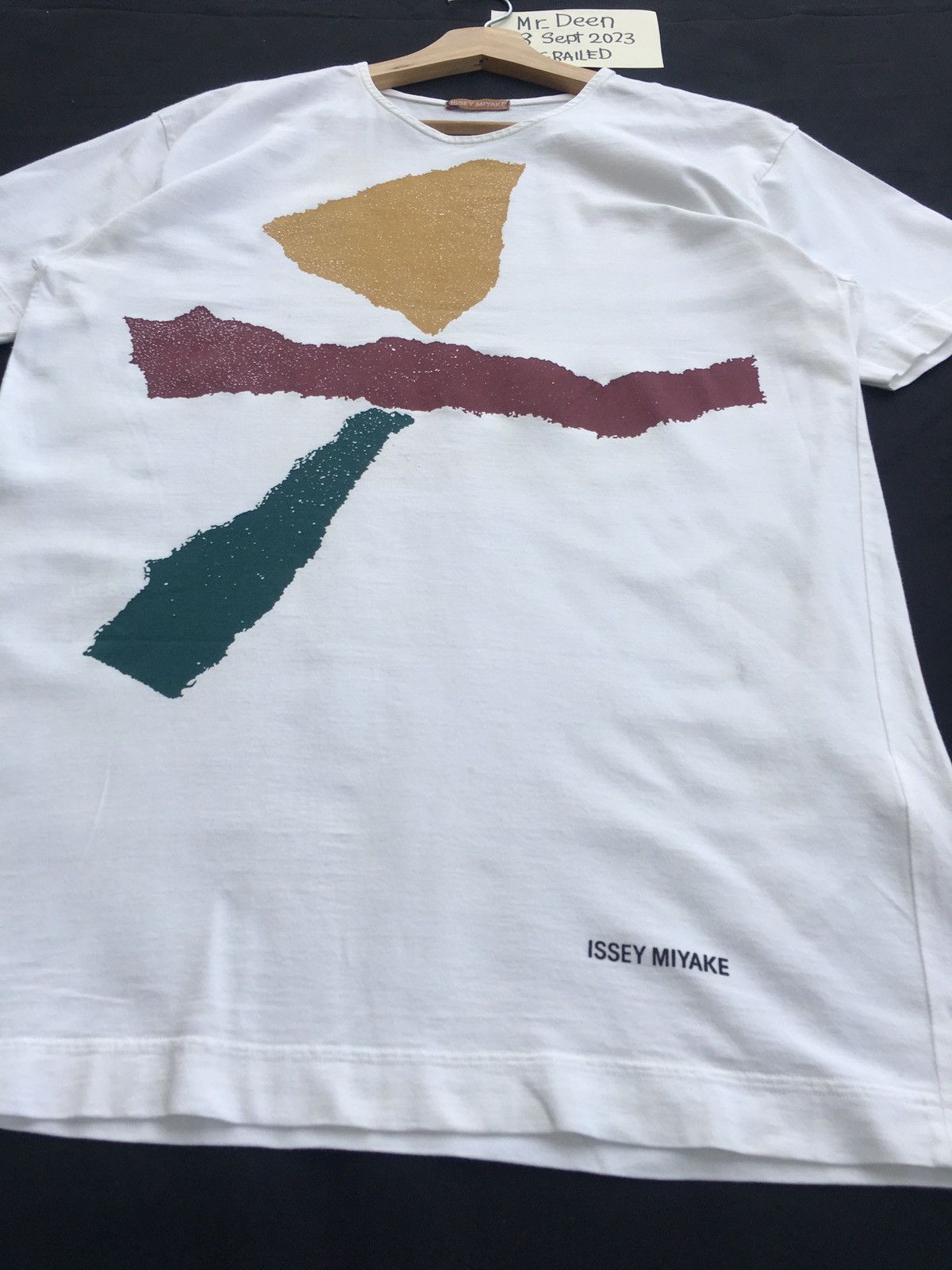 Issey Miyake Rarest Vintage 90s Issey Miyake Art Paints Tshirt Size US M / EU 48-50 / 2 - 8 Thumbnail